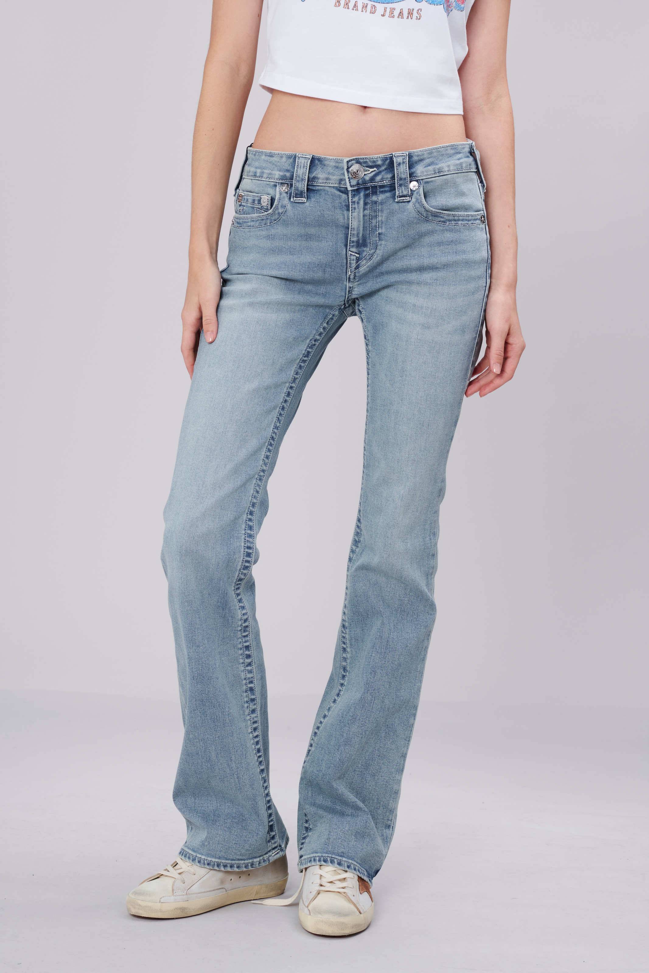 True Religion Bootcut-Jeans "BECCA LOW RISE BOOTCUT?" Baumwollmischung, bootcut fit