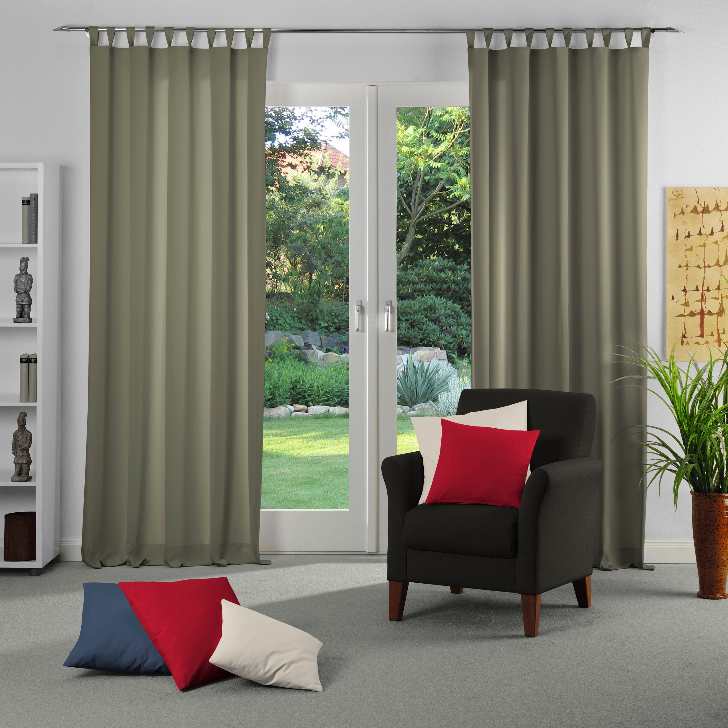 Wirth Vorhang "Umea" Schlaufen 1 Stk. tlg. günstig online kaufen