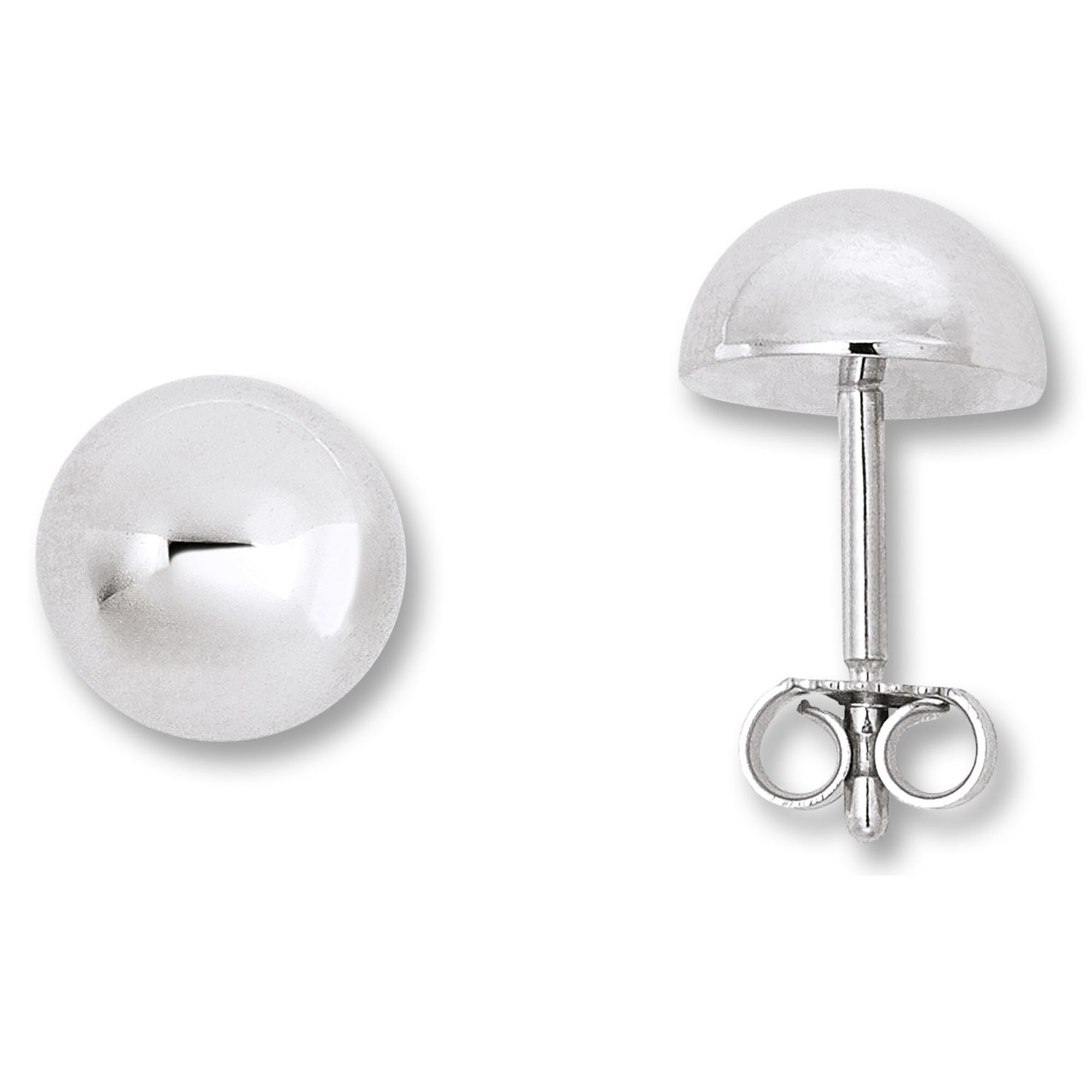 Paar Ohrhänger ONE ELEMENT "Halb kugel Halb kugel", silber, Ohrringe, Damen, Damen, Silber 925 (Sterlingsilber), Bedeutungsvoll & zeitlos – ein Begleiter mit Persönlichkeit