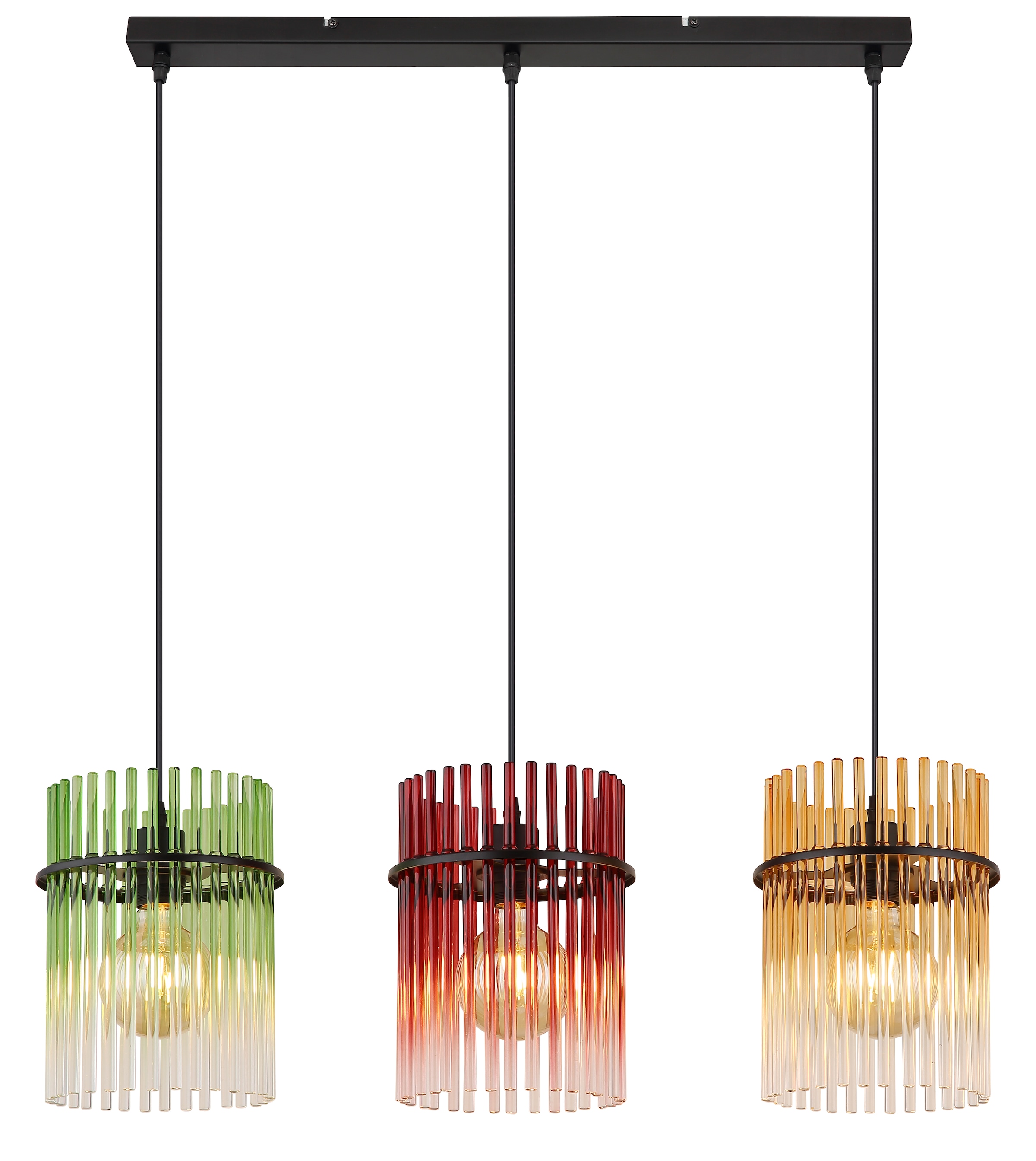 GLOBO LIGHTING Hängeleuchte »GORLEY«, Leuchtmittel E27 | ohne Leuchtmittel, Hängelampe/Pendelleuchte/Esszimmer/Wohnzimmer/Esstisch