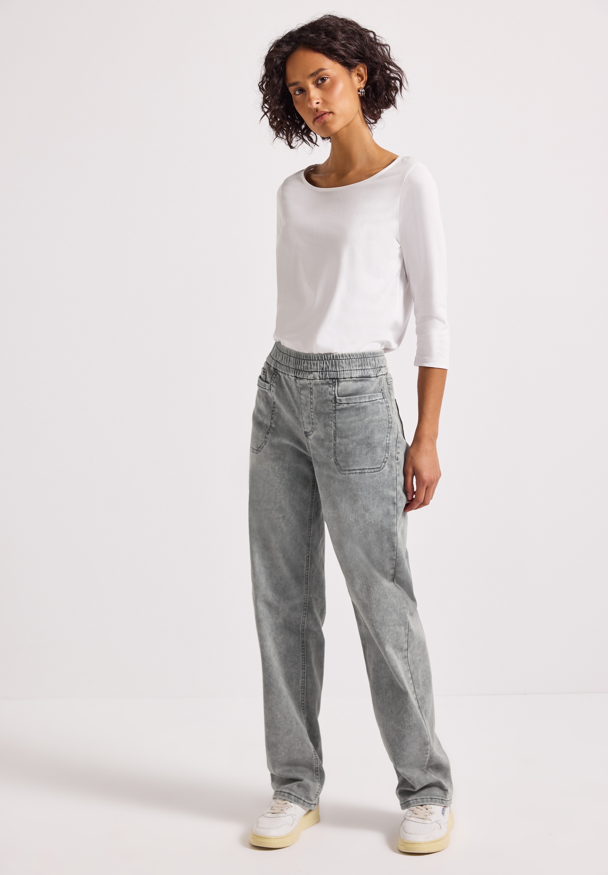 STREET ONE Comfort-fit-Jeans, Middle Waist