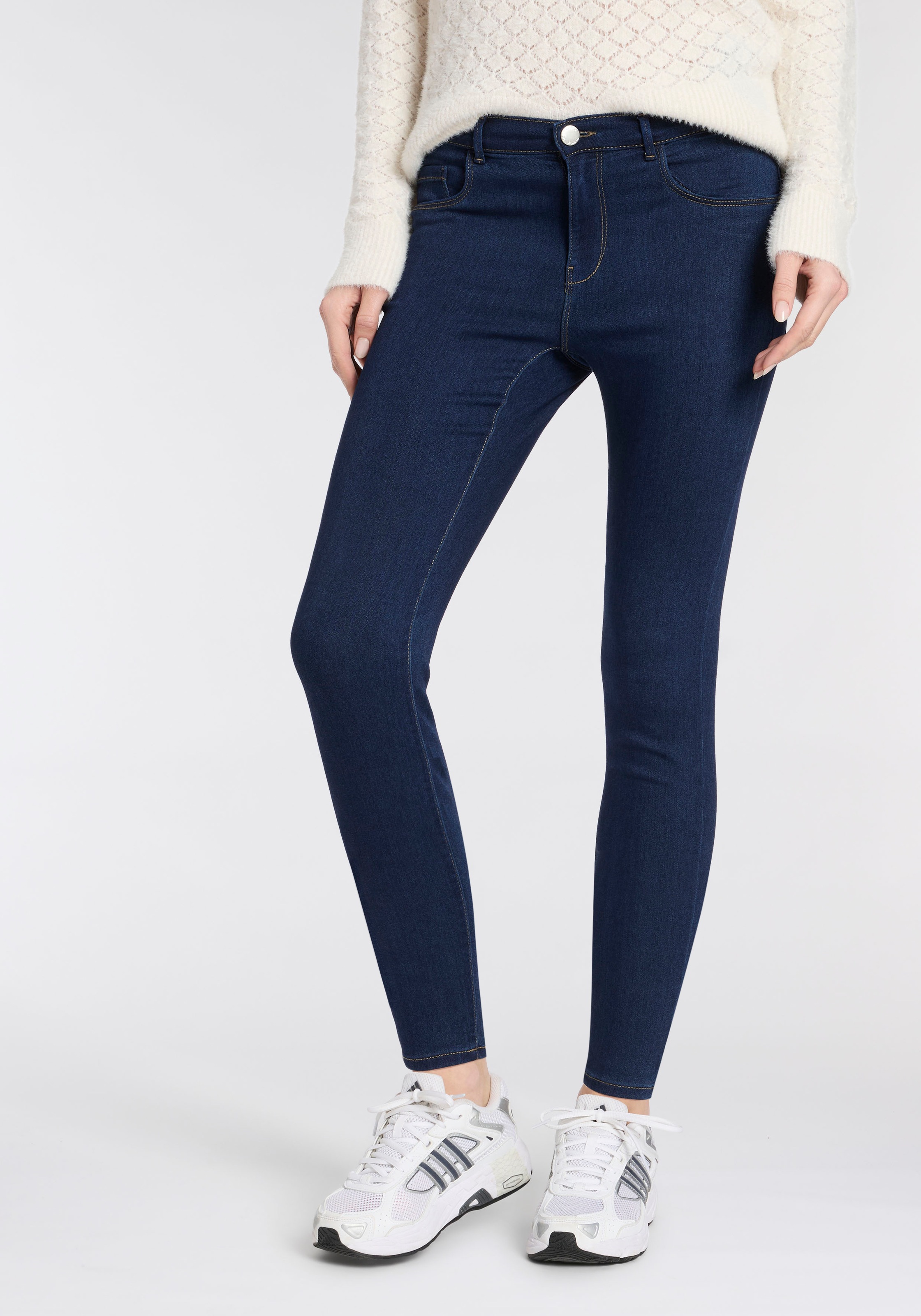 ONLY "ONLRINA REG WAIST SK BOX DNM" Viskosemischung, skinny fit