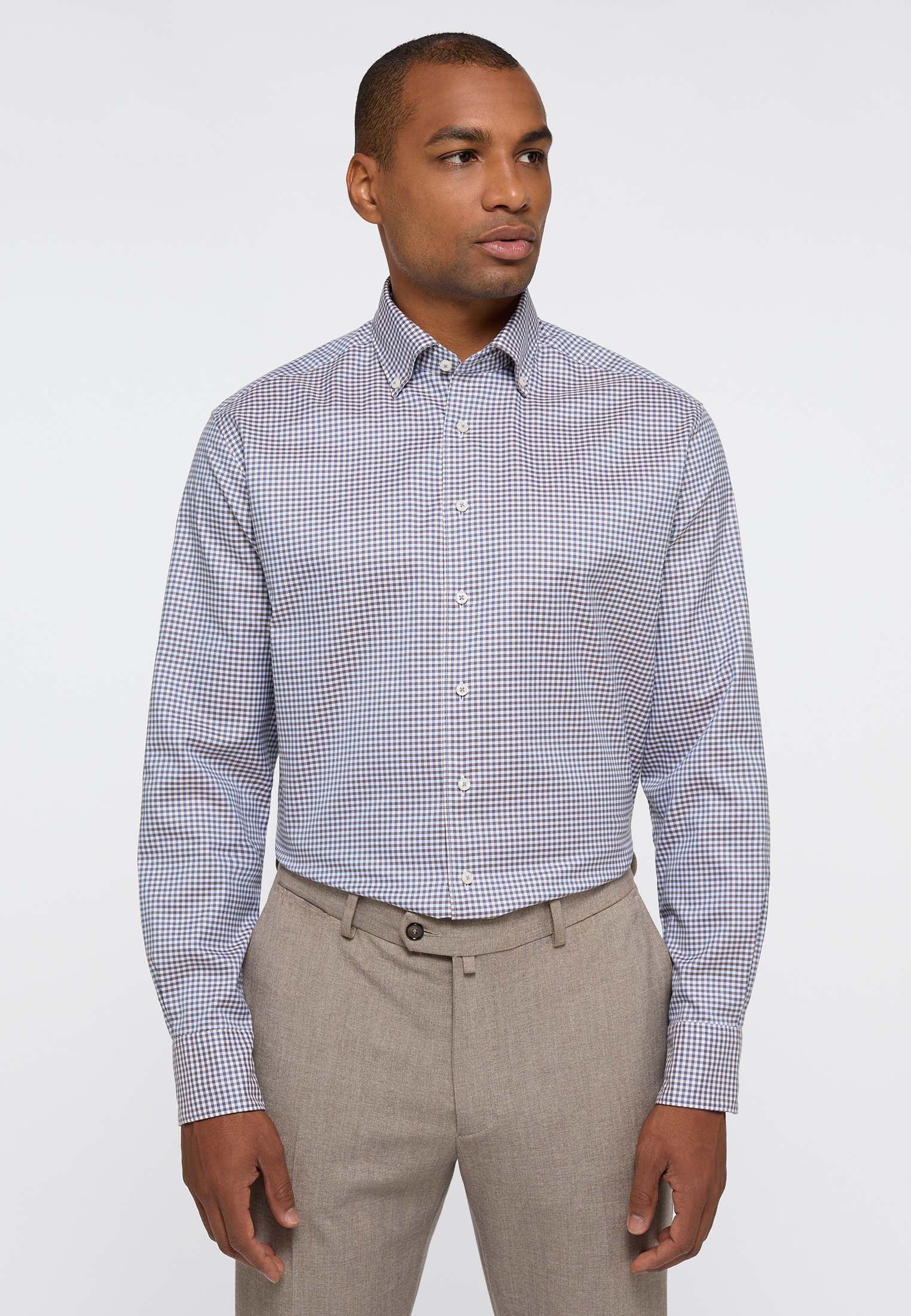 Eterna Langarmhemd "MODERN FIT" EASY IRON (bügelleicht) günstig online kaufen