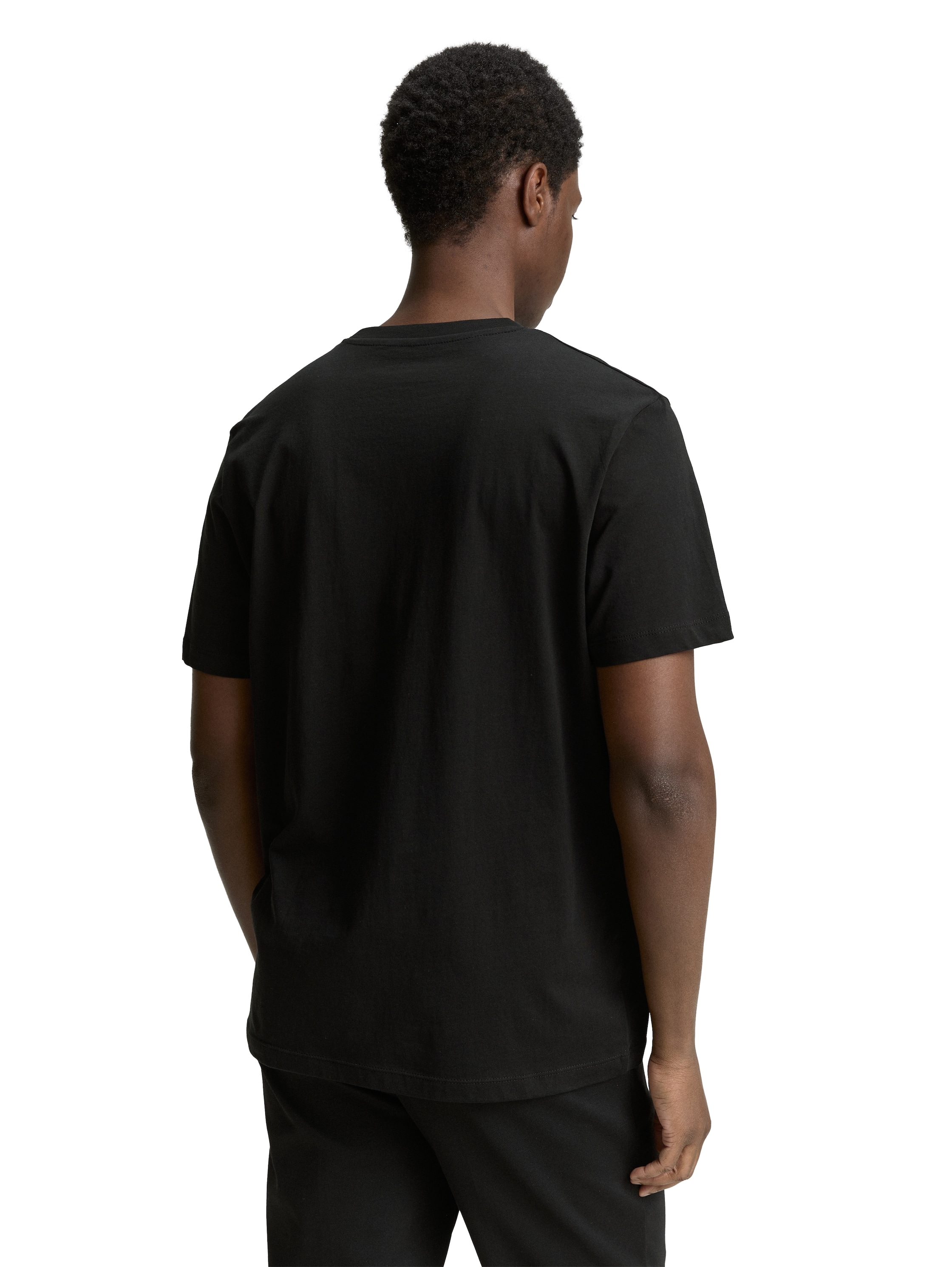 TOM TAILOR Denim T-Shirt, (Packung, 3 tlg.), mit Logo Print