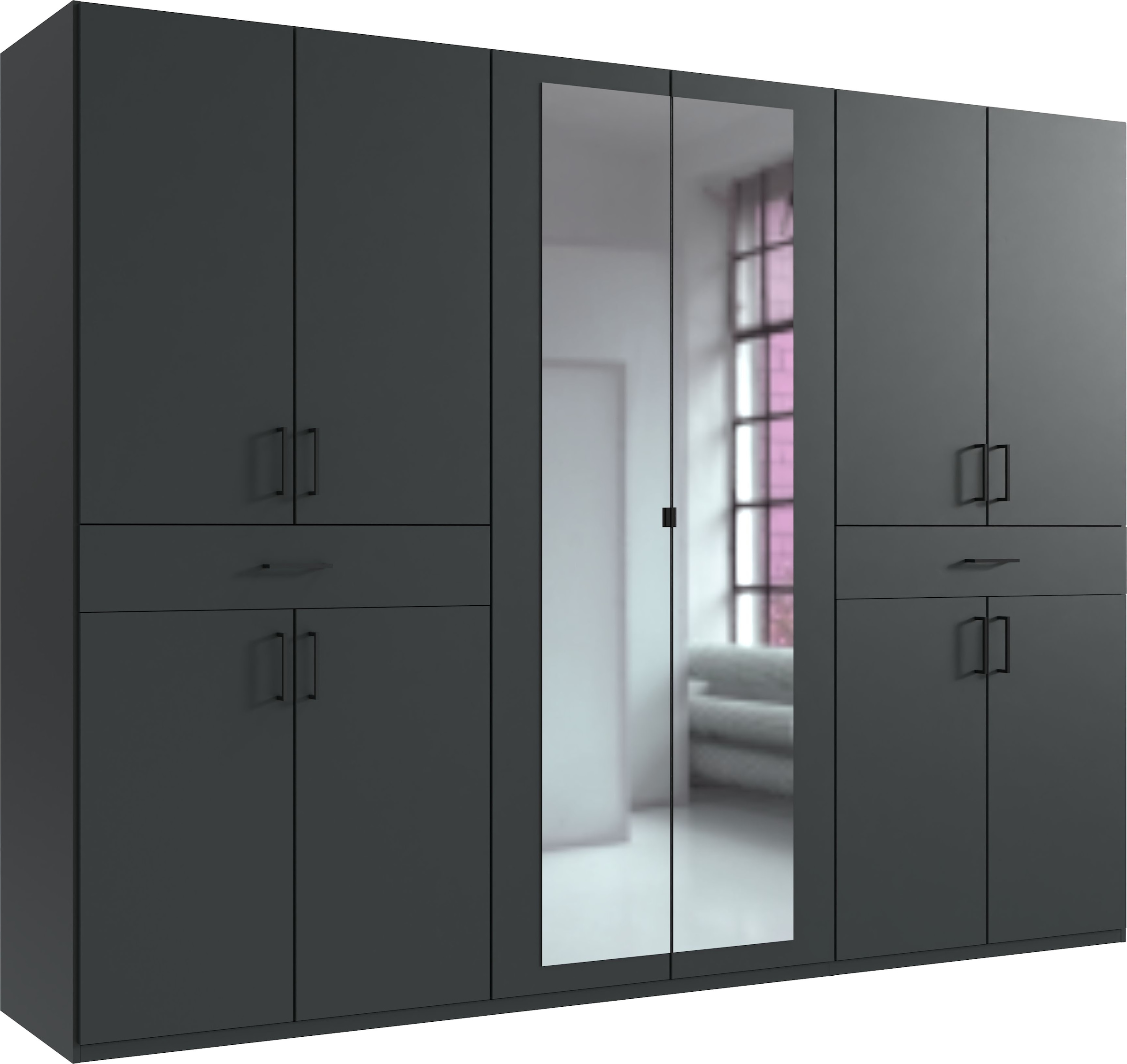 Wimex Drehtürenschrank "Tibet" mit Schubkästen auf bequemer Zugriffshöhe
