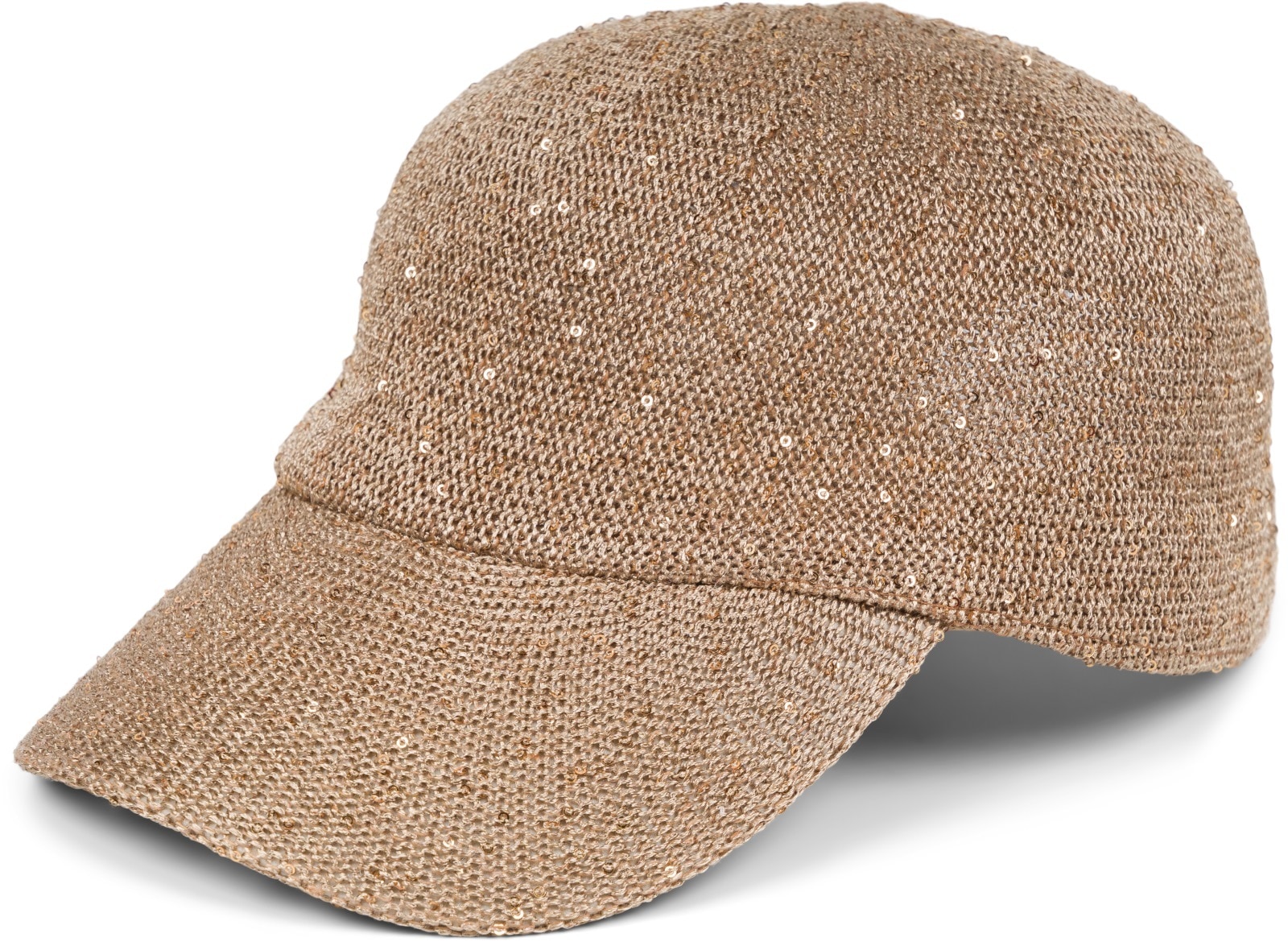styleBREAKER "Gewebtes Baseball Cap Pailletten" 1 Stk.