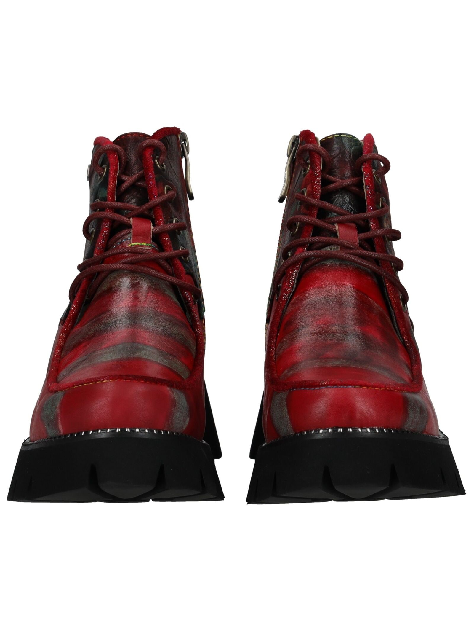 LAURA VITA Schnürstiefelette »LAURA VITA Stiefelette Leder/Textil«
