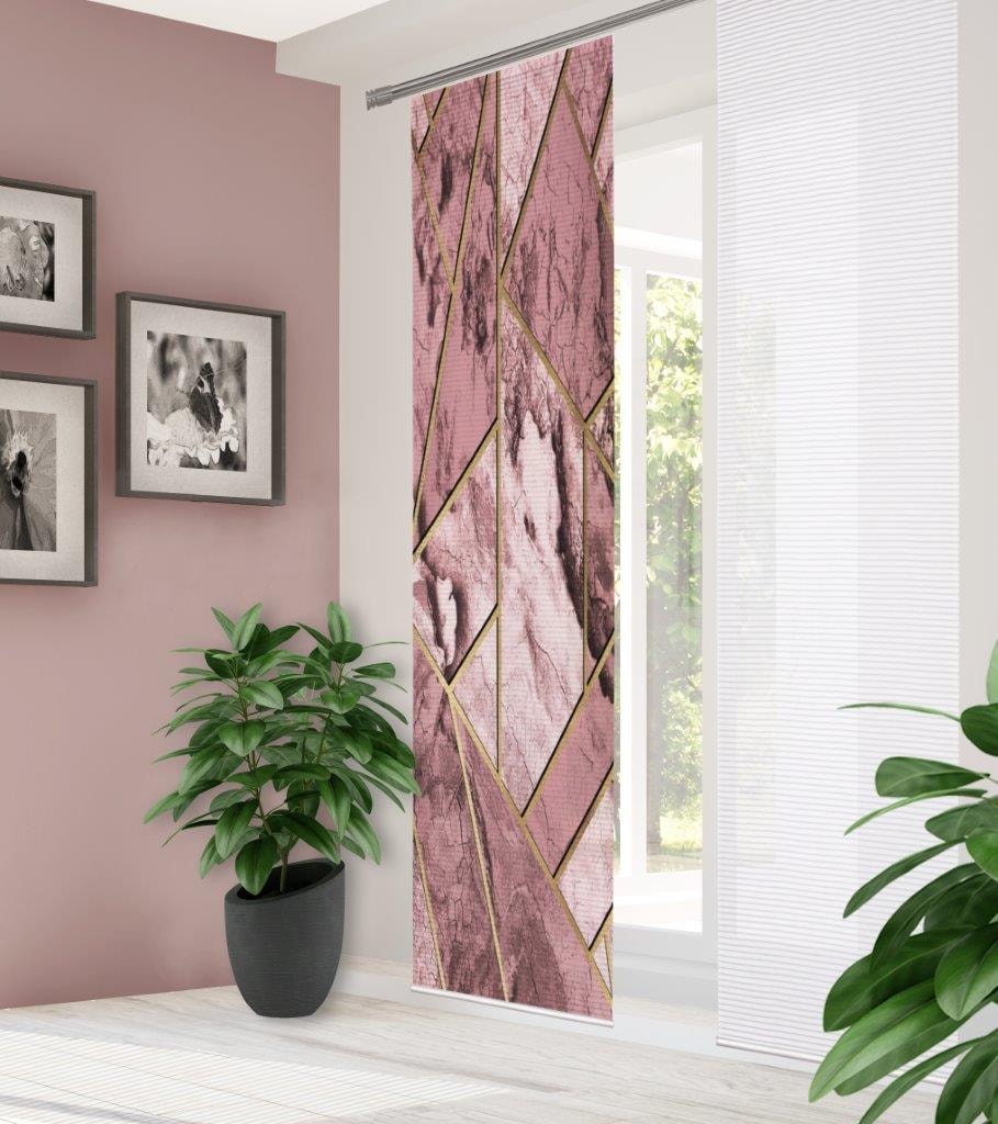 HOME in green Schiebegardine "SIGNUM" Paneelwagen 1 Stk. tlg. DIGITALBEDRUC günstig online kaufen