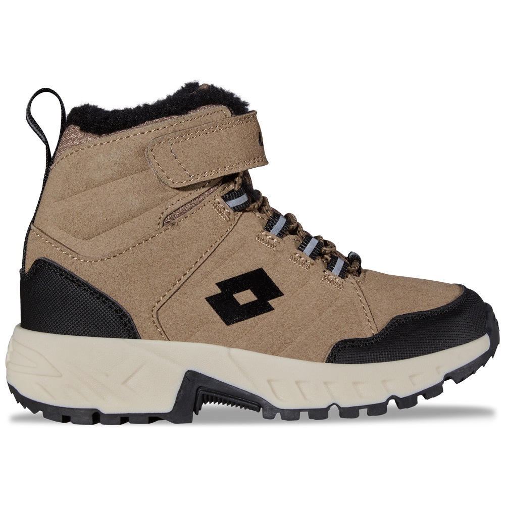 LOTTO Kinder Winterboots, Gr. 29braun, schwarz, Kunstfaser, Synthetik, mehrfarbig, Schuhe, - mit reflektierenden Details