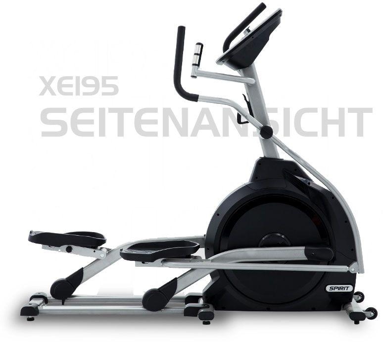 Spirit Fitness Ellipsentrainer-Ergometer »XE 195«, Schwungmasse ca. 21 kg, 20 Widerstandsstufen