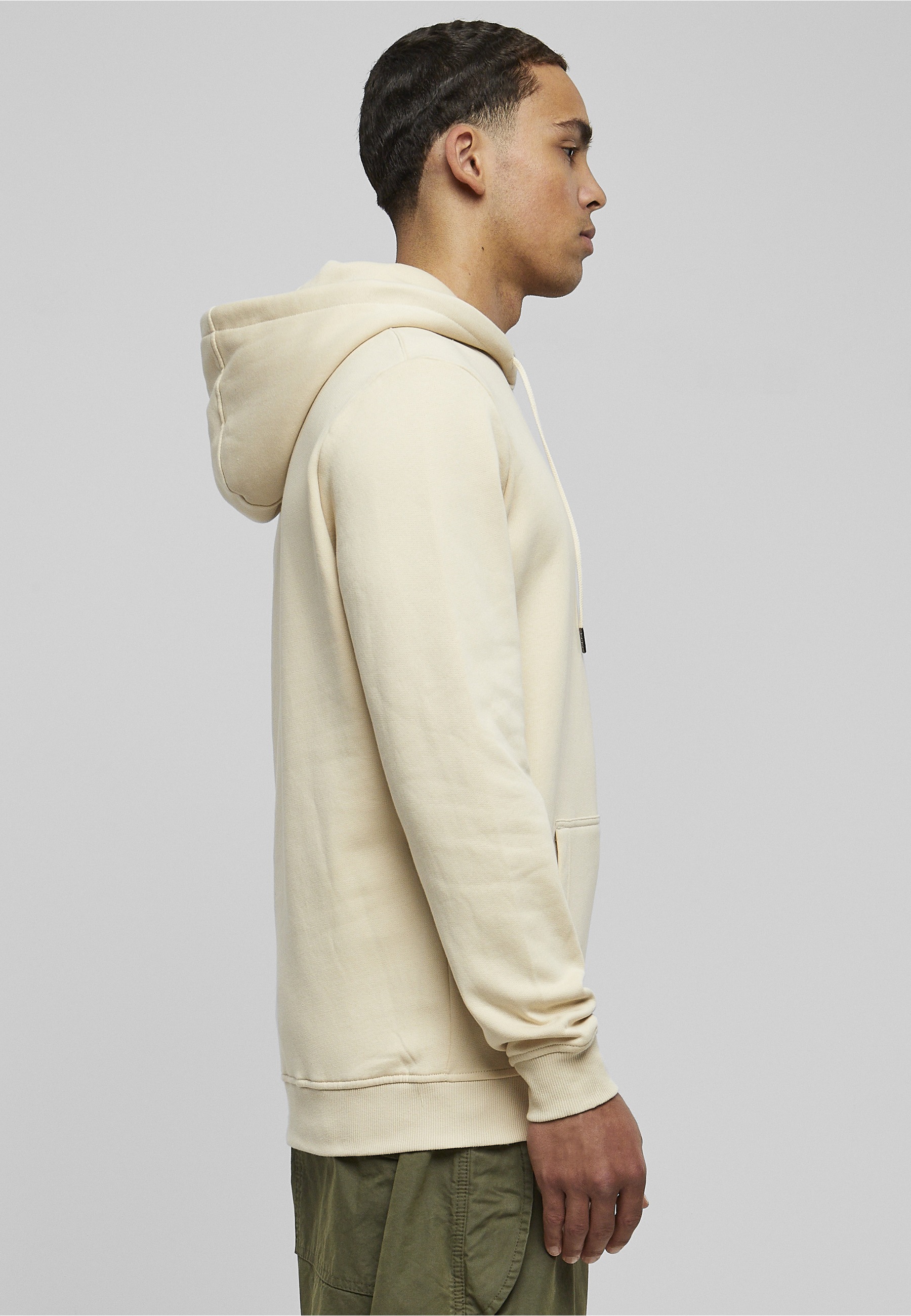 URBAN CLASSICS Rundhalspullover »Urban Classics Herren Organic Basic Hoody« 1 Stk.