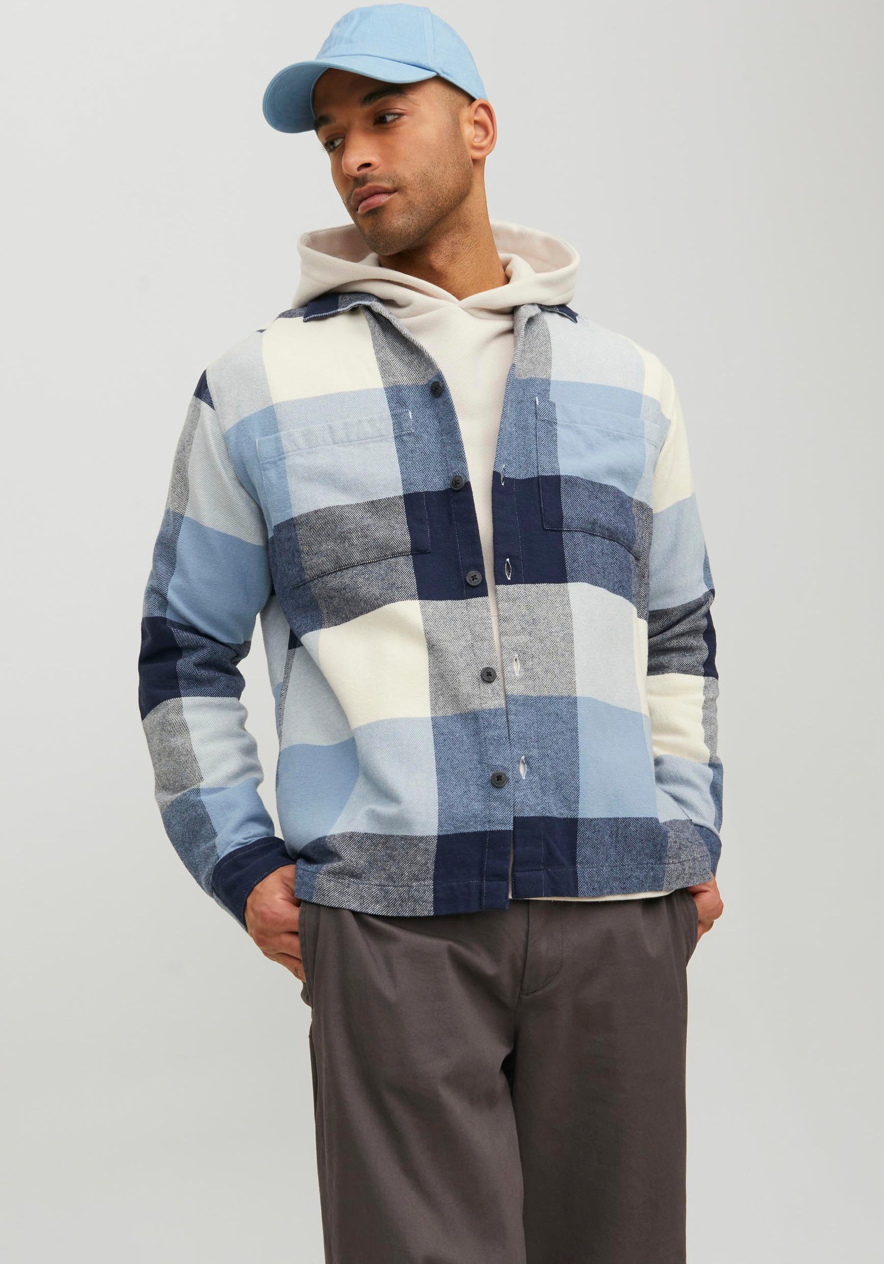 Jack & Jones Flanellhemd »JPRPETE GINGHAM OVERSHIRT L/S SN« kaufen