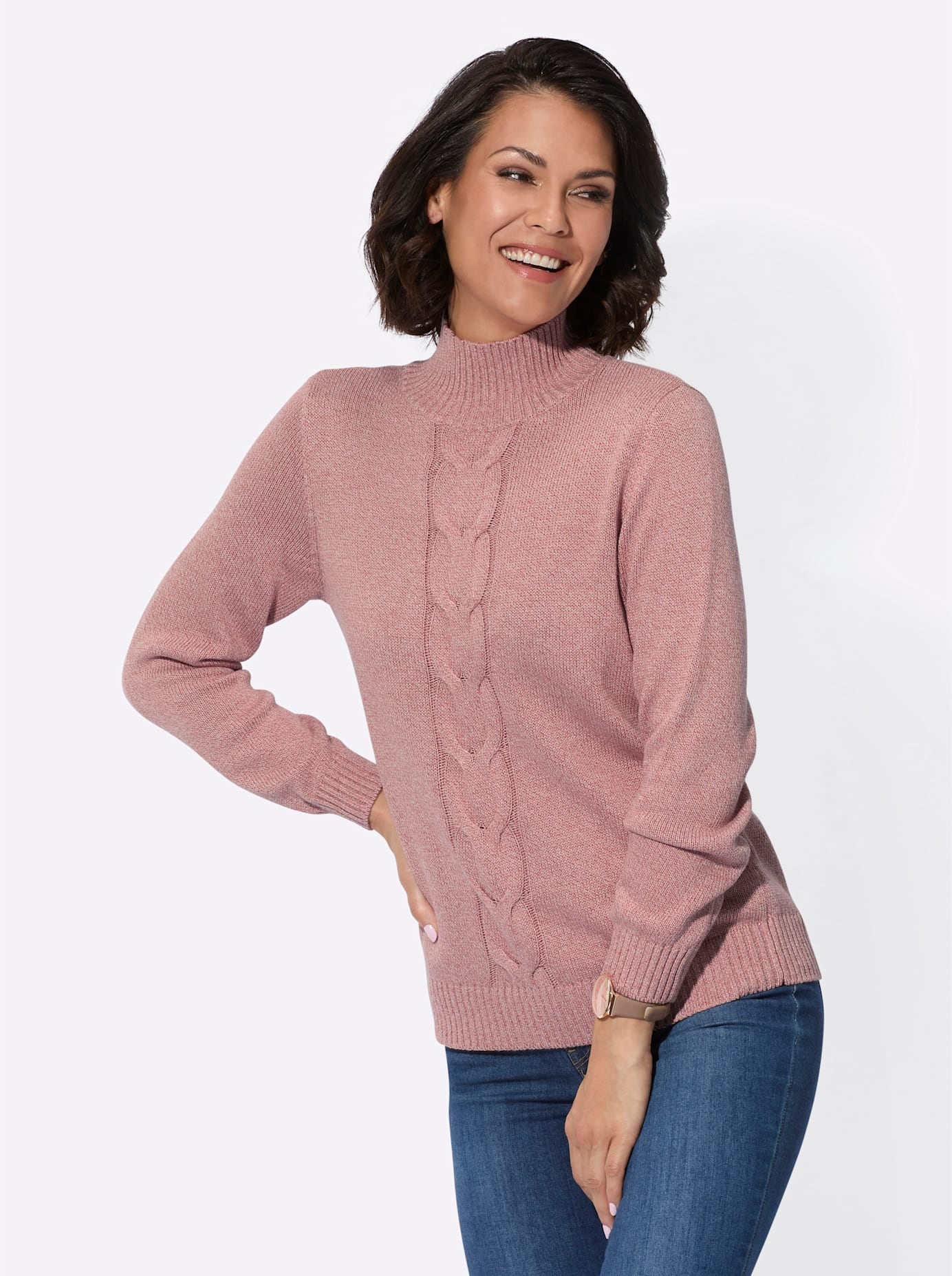 Casual Looks Strickpullover »Stehkragen-Pullover«