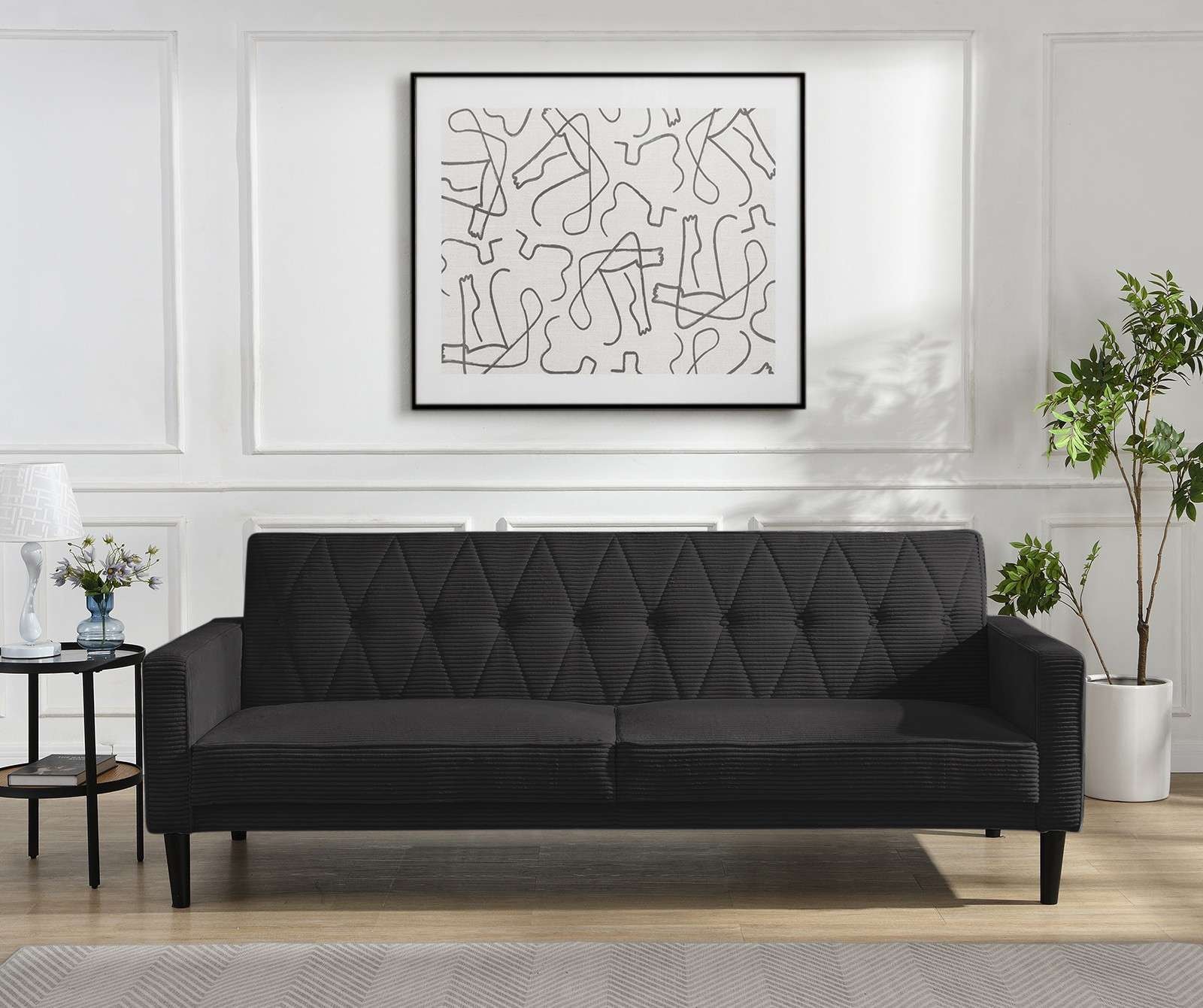 Dorel Home 3-Sitzer "Avon", Schlafsofa 213cm, Bettfunktion (110/190cm), tre günstig online kaufen