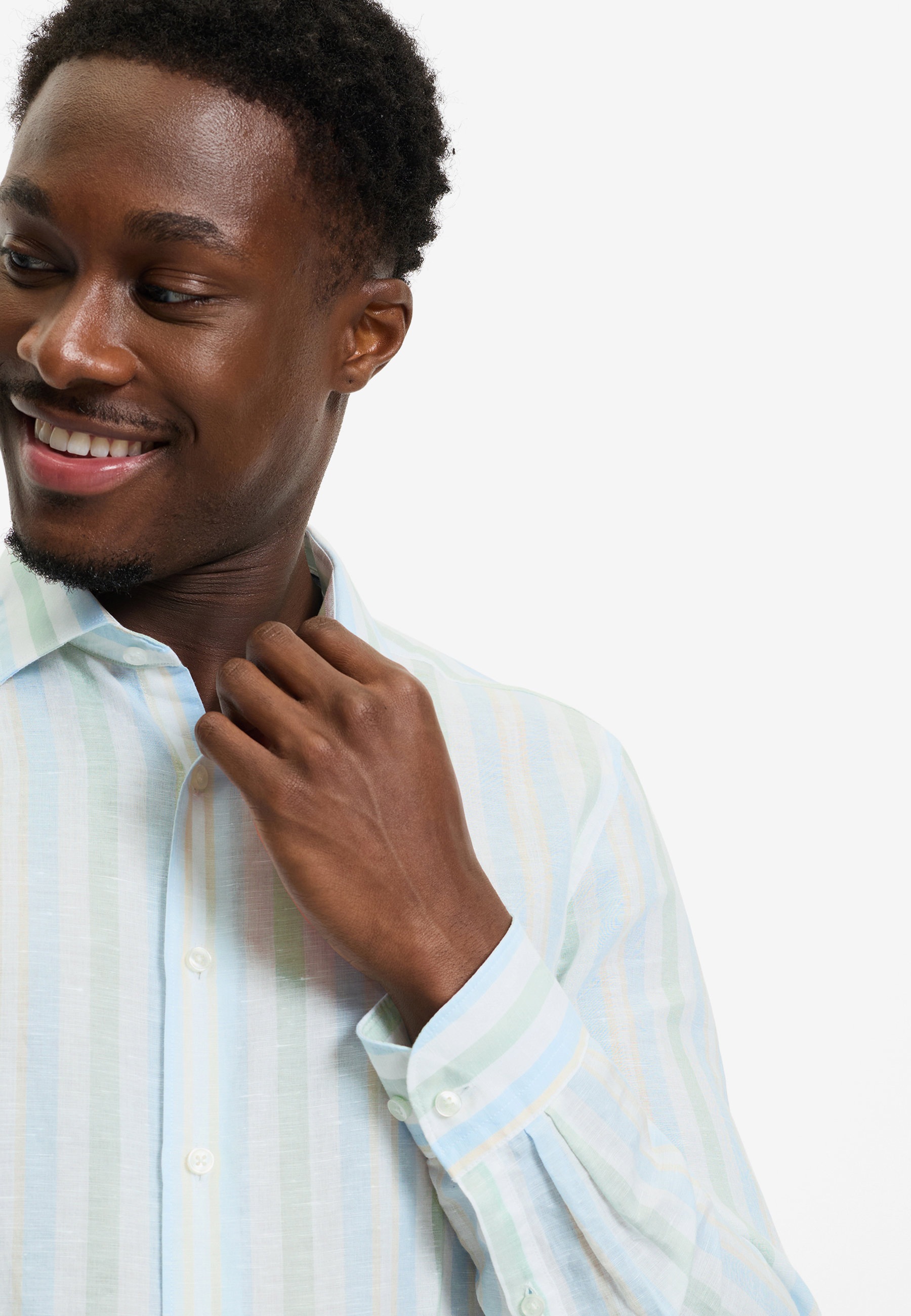 OLYMP Businesshemd »OLYMP Level Five garment washed, Body Fit, Kent«