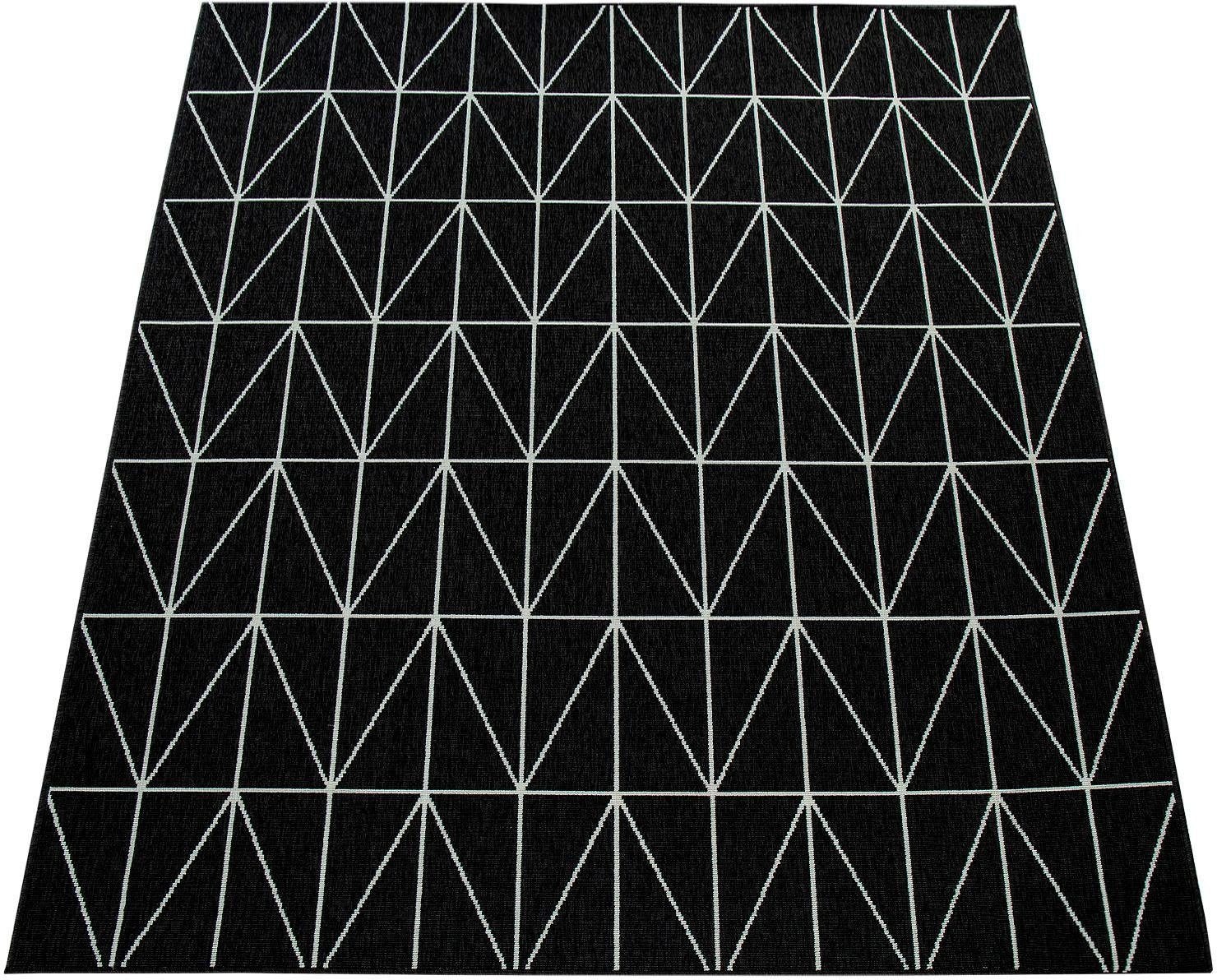 Paco Home Teppich "Brugge 224" rechteckig 4 mm Höhe Flachgewebe, modernes g günstig online kaufen