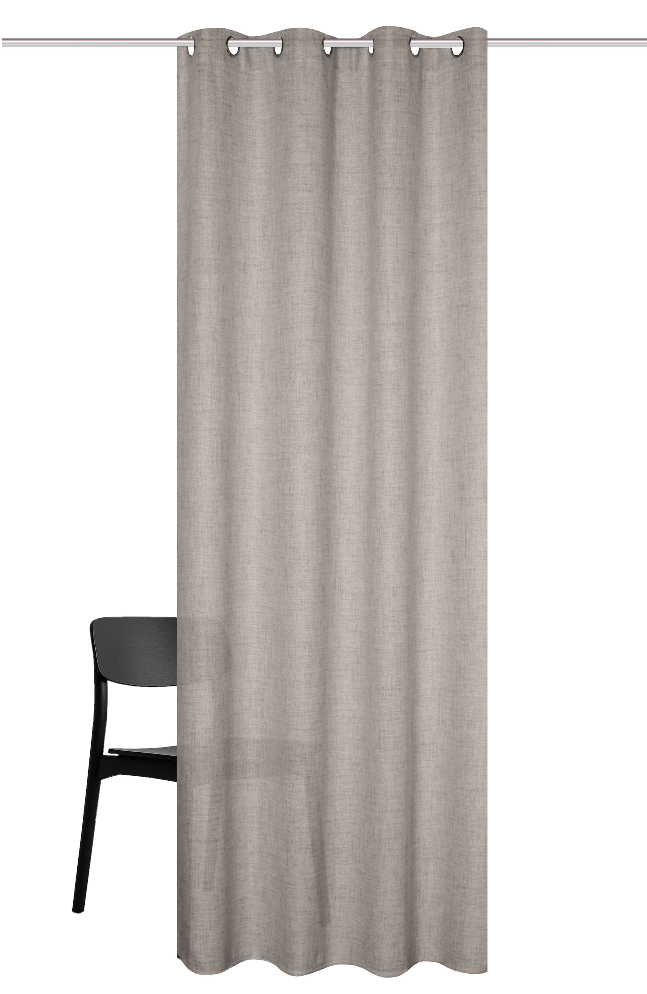 HOME WOHNIDEEN Vorhang »LINORA« Ösen 1 Stk. tlg. Uni