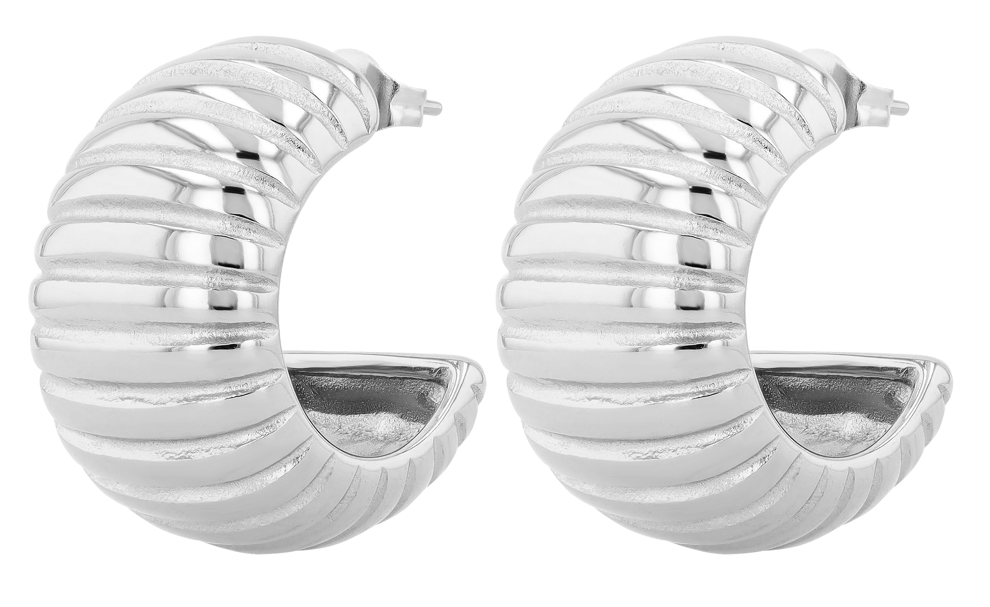Adelia´s Paar Creolen "Damen Ohrringe – Creole aus Edelstahl" Ein stilvolle günstig online kaufen