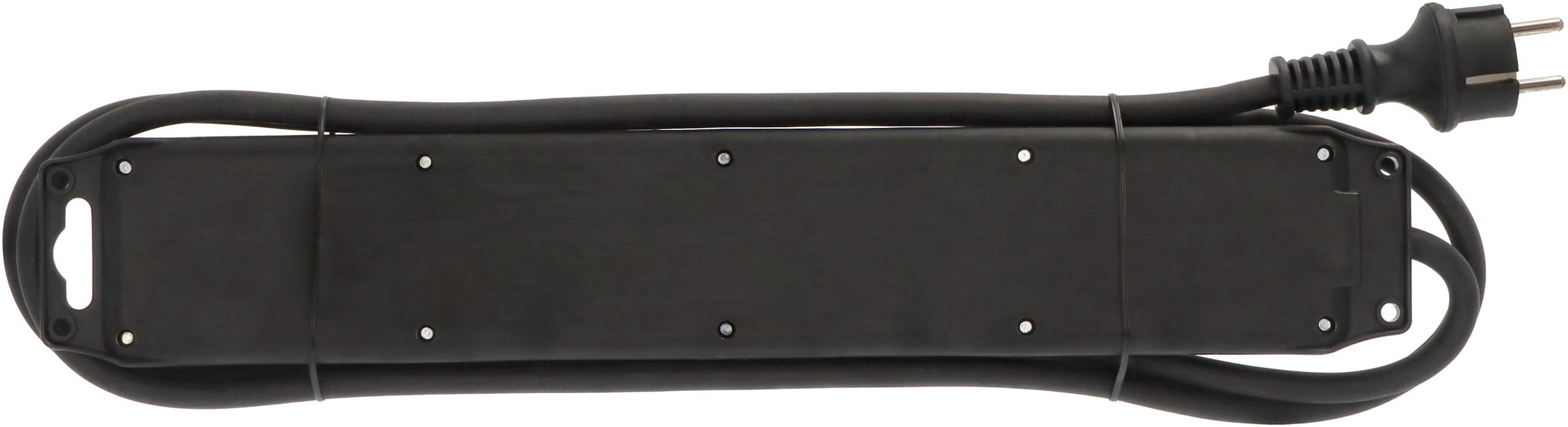 Brennenstuhl Steckdosenleiste »Steckdosenverteiler 6-fach« 6-fach (Klappendeckel | Tragegriff Kabellänge 2 m)