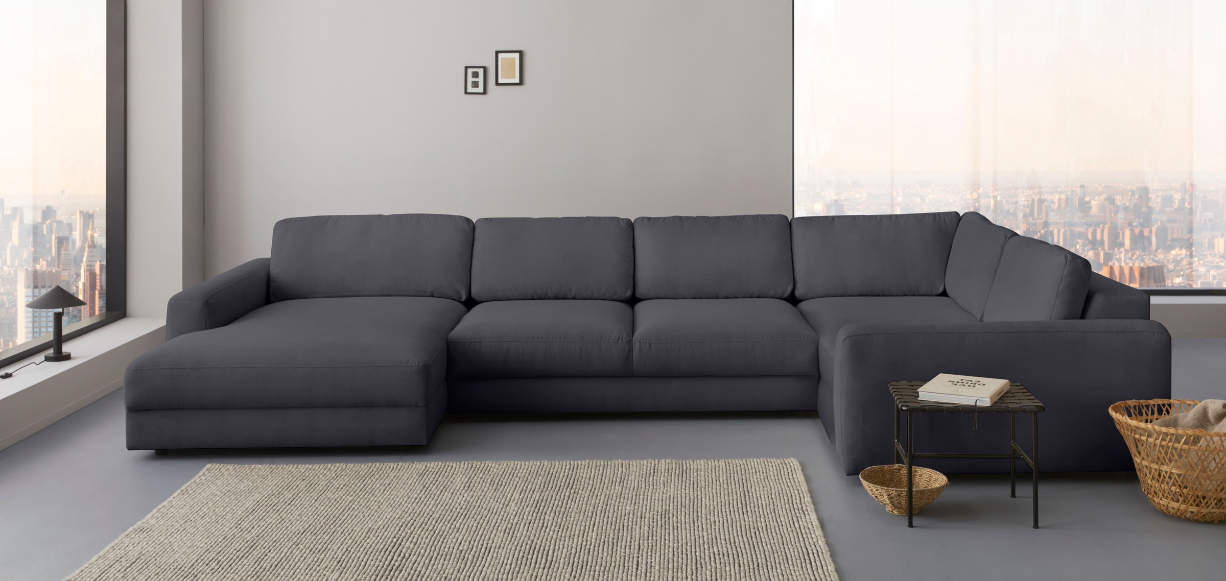 Places of Style Wohnlandschaft "Bloomfield, Mega Polsterprogramm, Breite 40 günstig online kaufen