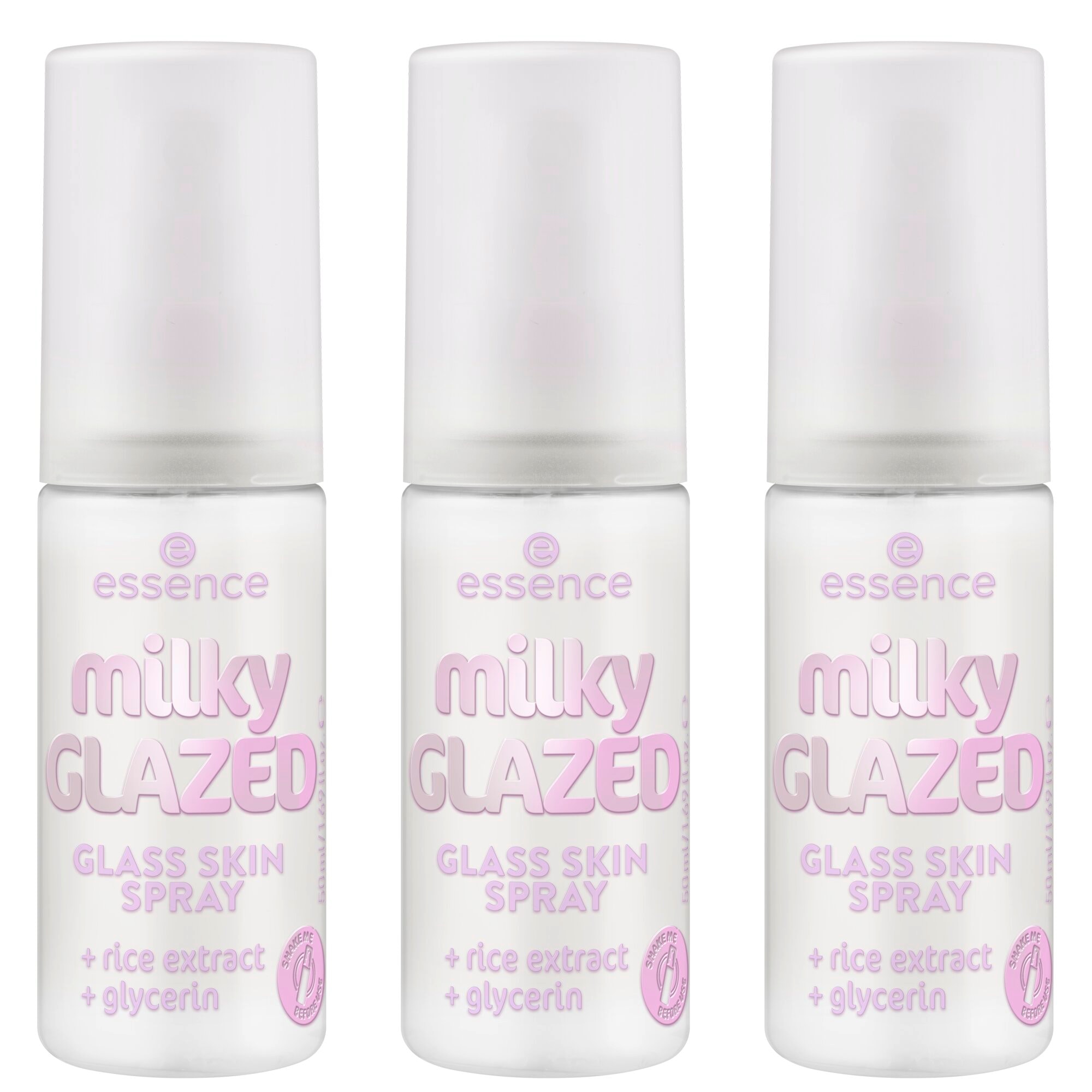 Essence Gesichts- und Körperspray "milky GLAZED GLASS SKIN SPRAY"