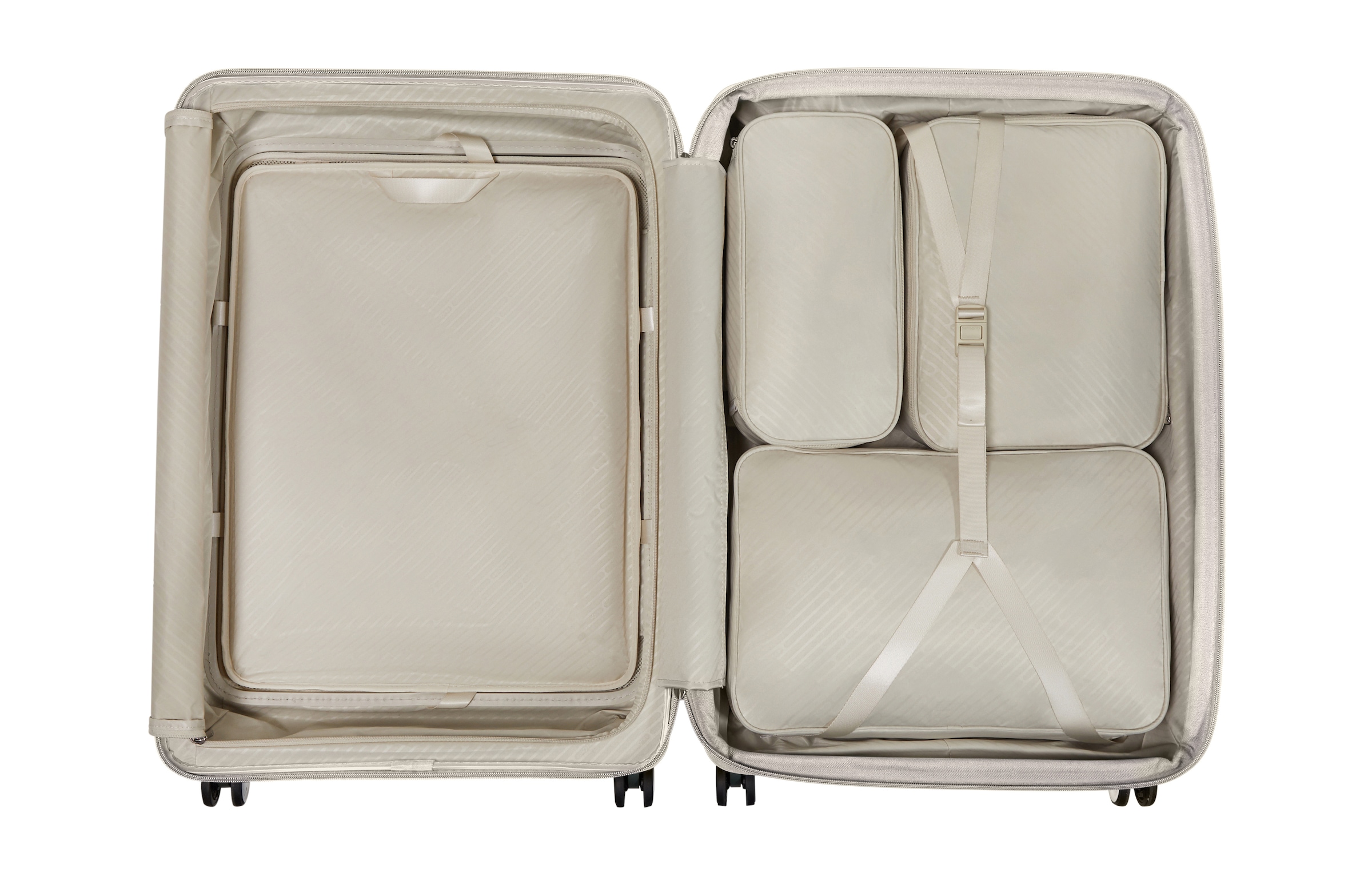 Samsonite Hartschalen-Trolley »PARALUX« 126 l 4 Rollen mit Teleskopgriff und Soft-Touch-Tragegriffen, aus Polypropylen
