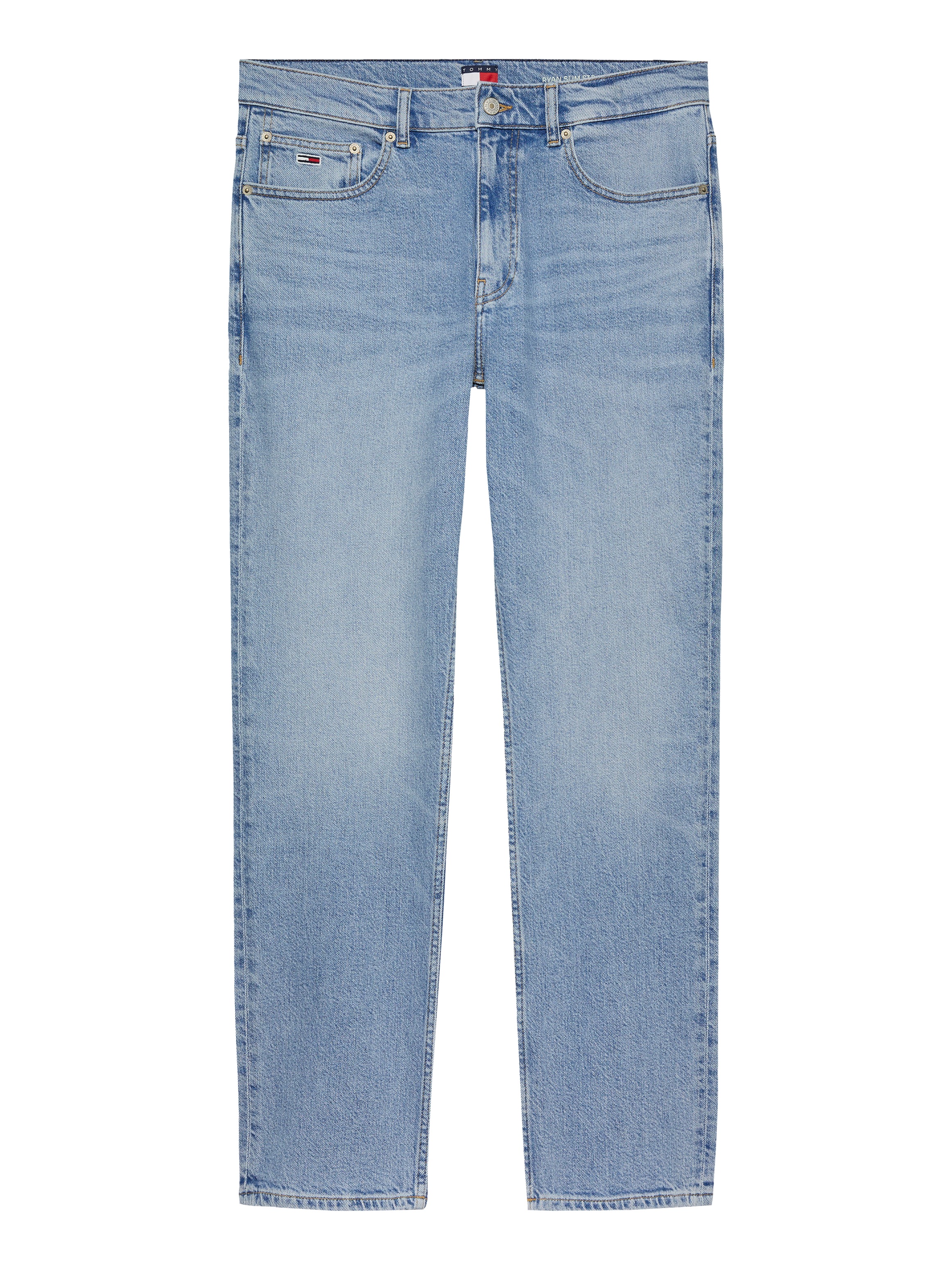 Tommy Jeans Regular-fit-Jeans »RYAN RGLR STRGHT«, mit Logoprägung