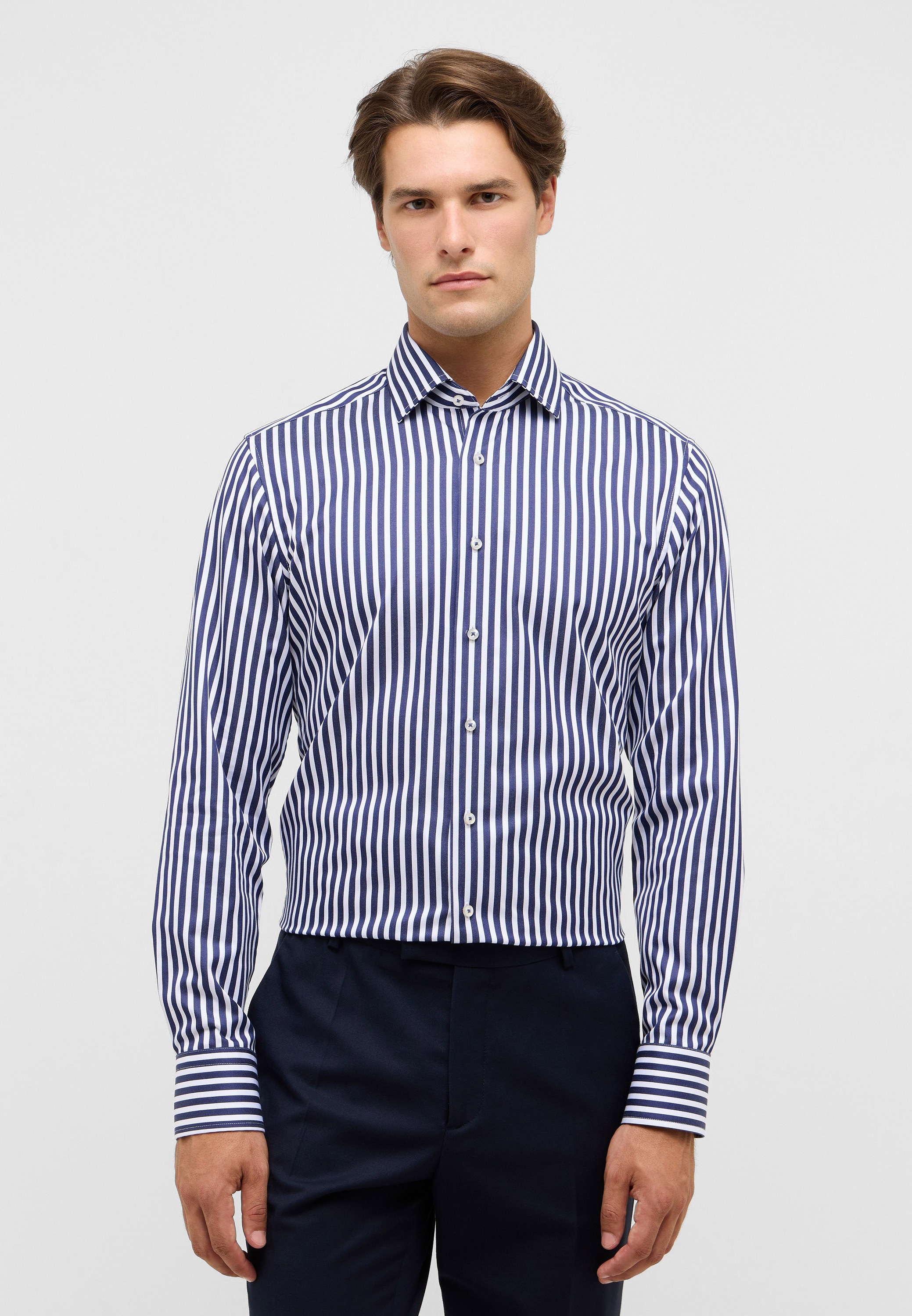 Eterna Langarmhemd "SLIM FIT" NON IRON (bügelfrei) günstig online kaufen