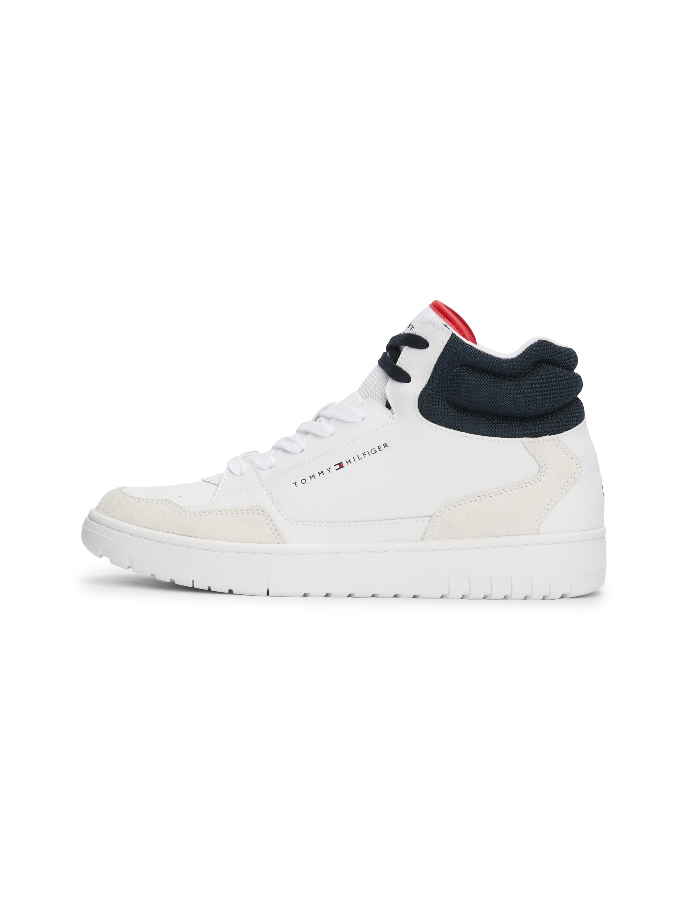 Tommy Hilfiger Sneaker »TH BASKET CORE MIDCUT«  , Schnürboots, High-Top-Sneaker mit weich gepolstertem Schaftrand