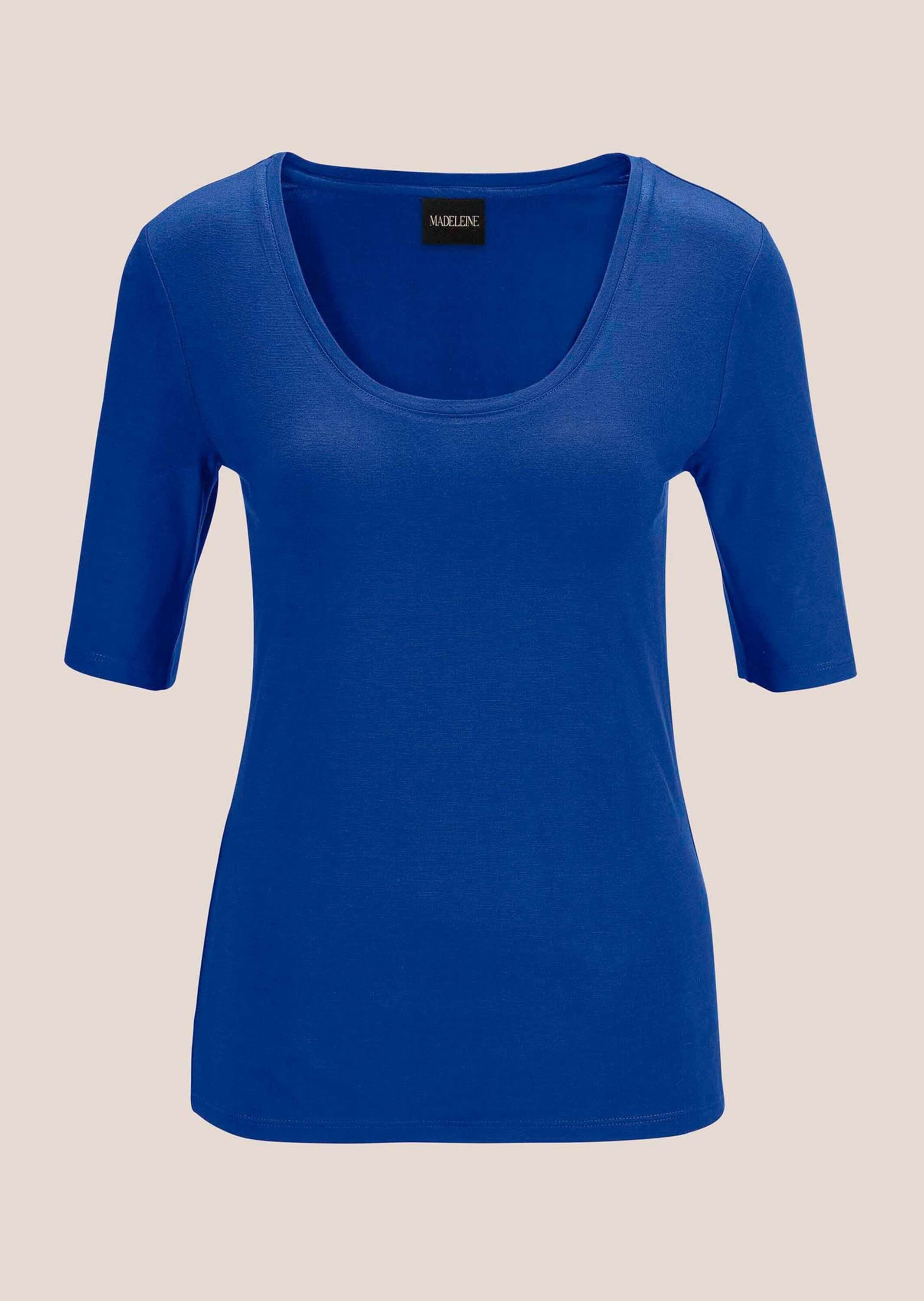 MADELEINE Kurzarmshirt "Shirt Sommerliches Basicshirt mit Rundhalsausschnit günstig online kaufen