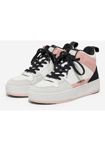 Sneaker »ONLSAPHIRE-2«, High Top-Sneaker, Freizeitschuh, Schnürschuh, modische...