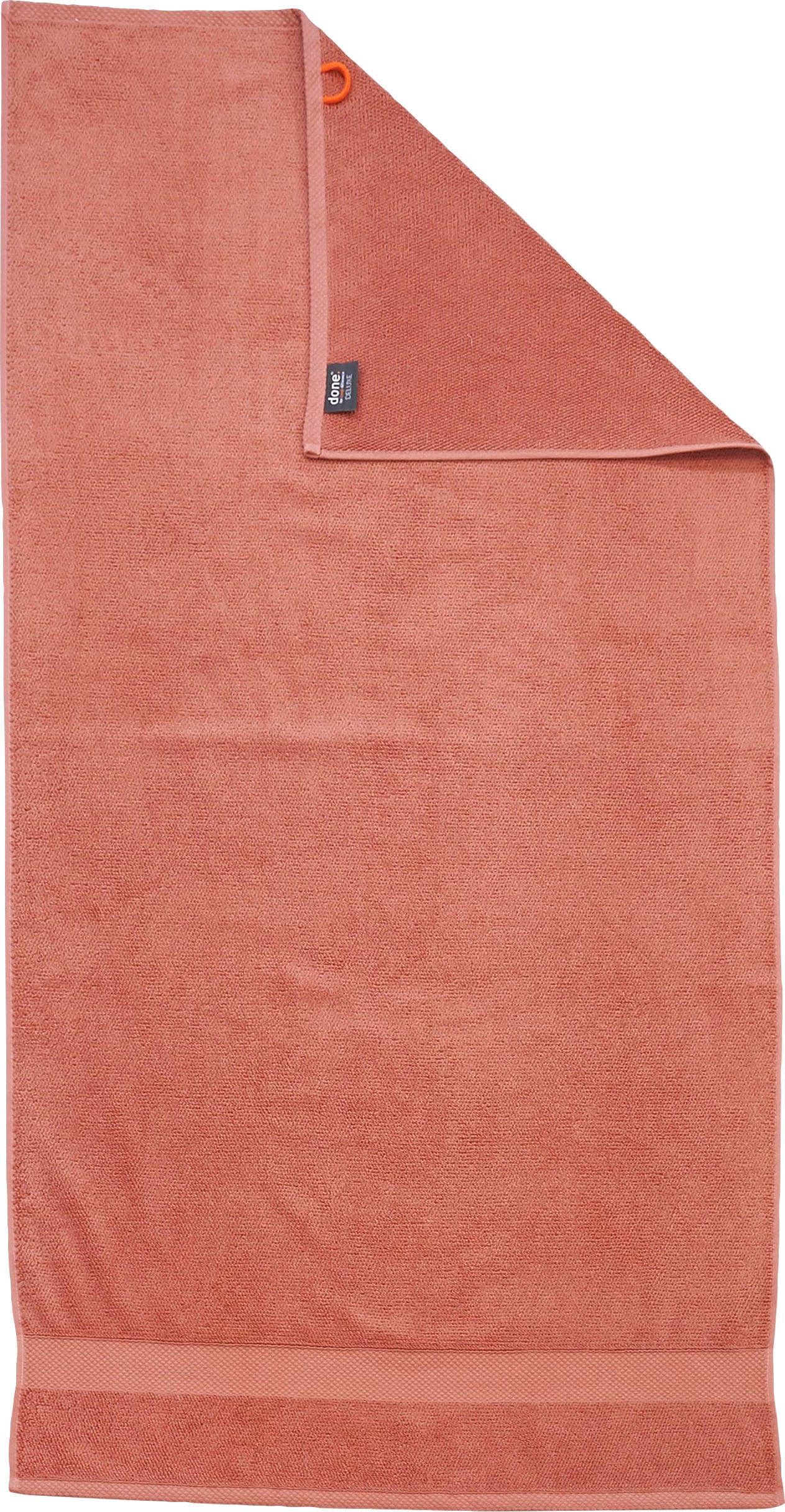done.® Badetücher »Deluxe«, (2 St., 2er Set Duschtücher 70 x 140 cm), 2-tlg., Uni Farben, Hotelqualität aus hochwertigem Zwirnfrottier