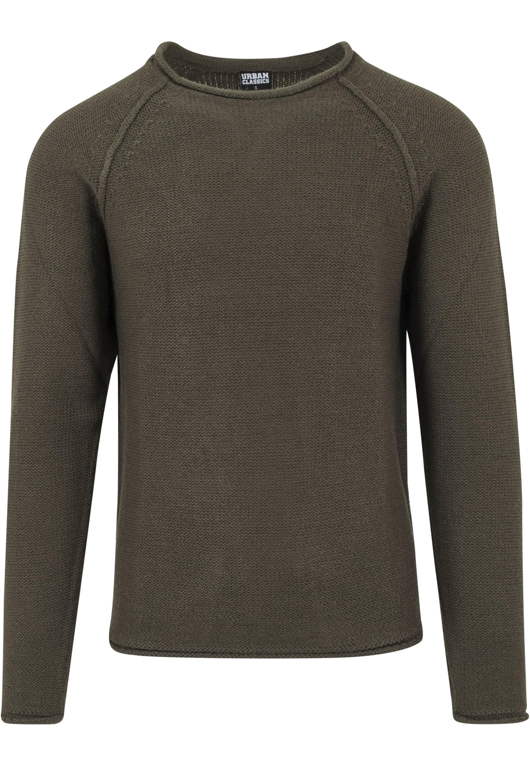 URBAN CLASSICS Rundhalspullover "Urban Classics Herren Raglan Wideneck Sweater"