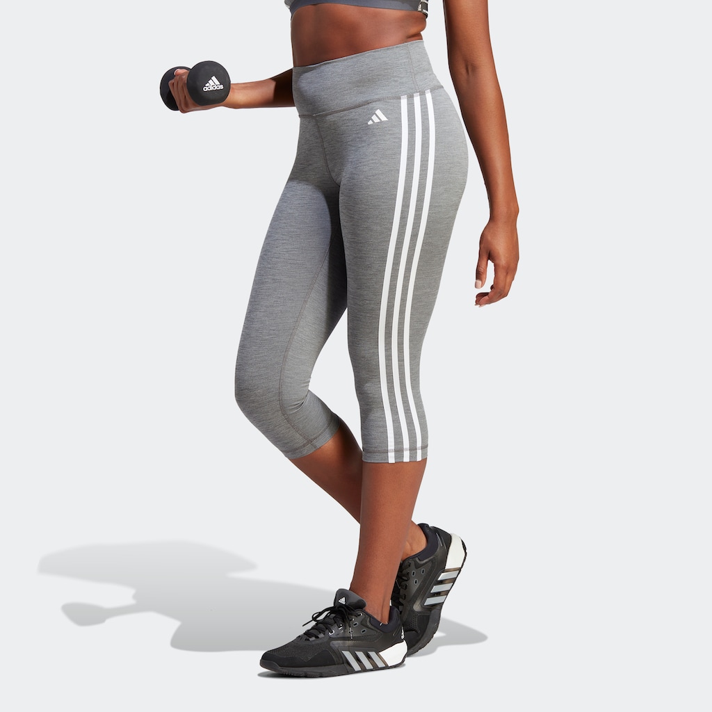 adidas Performance Trainingstights »TRAIN ESSENTIALS 3STREIFEN HIGHWAISTED 3/4«, (1 tlg.)