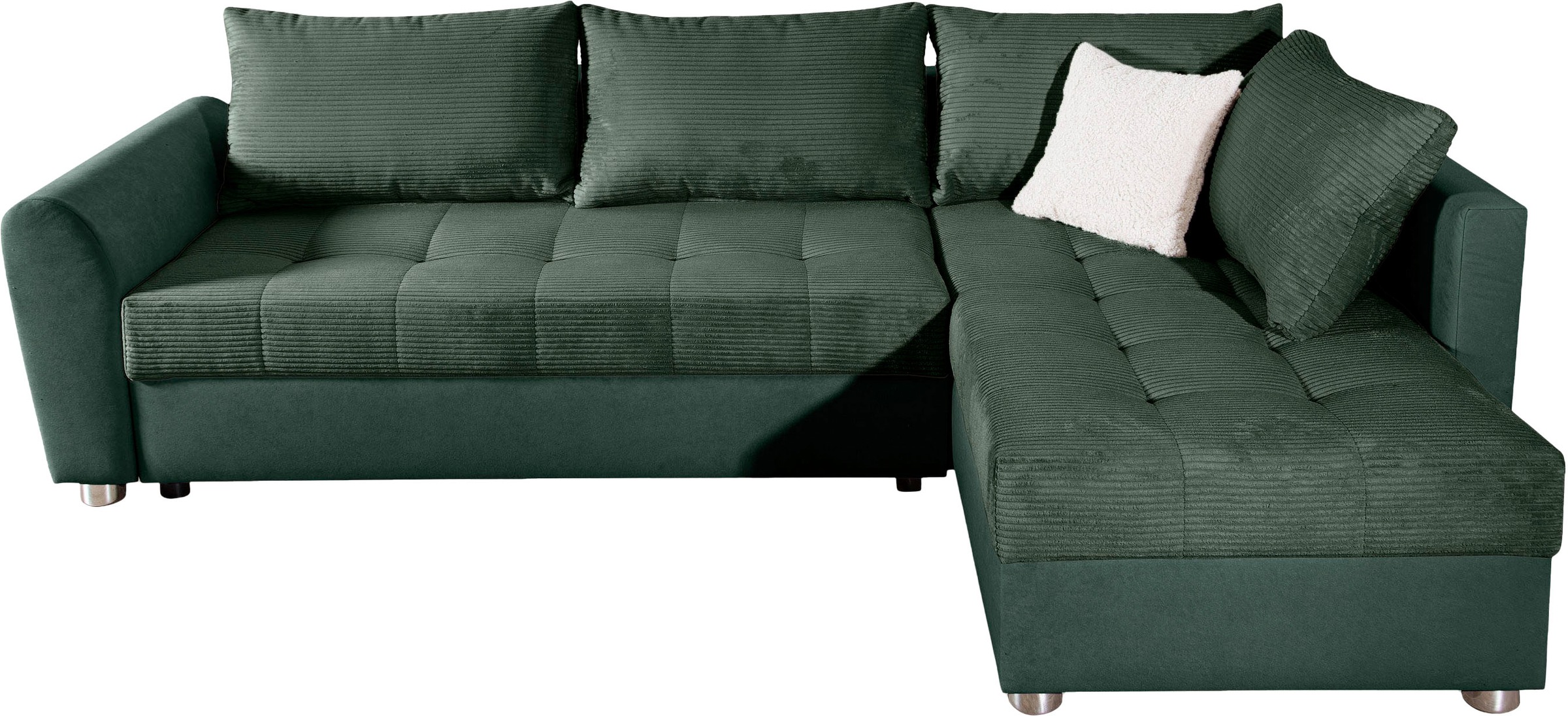 COLLECTION AB Ecksofa, Ecksofa,Bettfunktion,Bettkasten,Bonnelfederkern, Rüc günstig online kaufen