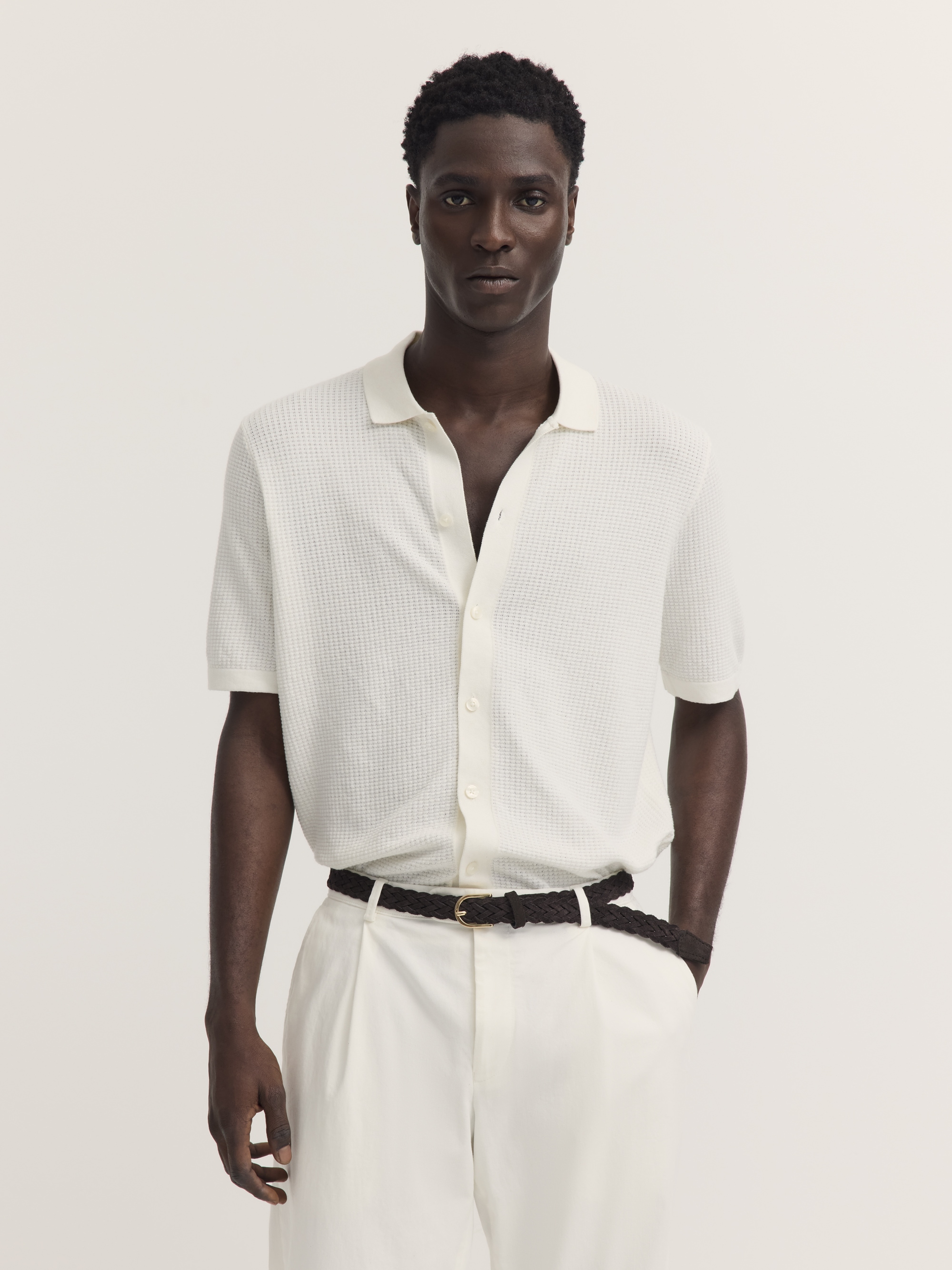 bugatti Poloshirt Regular Fit aus Baumwoll-Mix günstig online kaufen