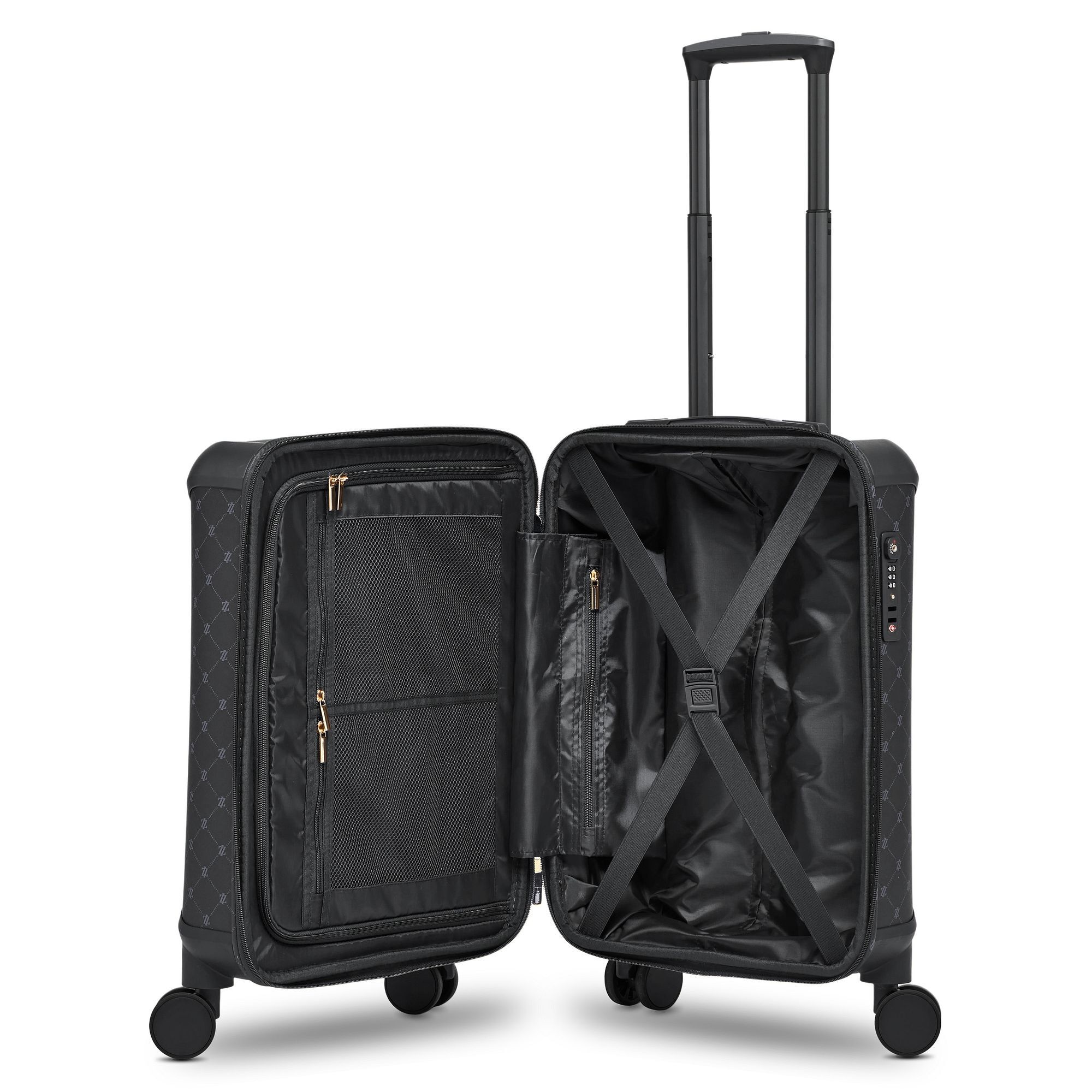 Lazarotti Trolley »Palermo 4 Rollen Kabinentrolley S 55 cm« 45 l