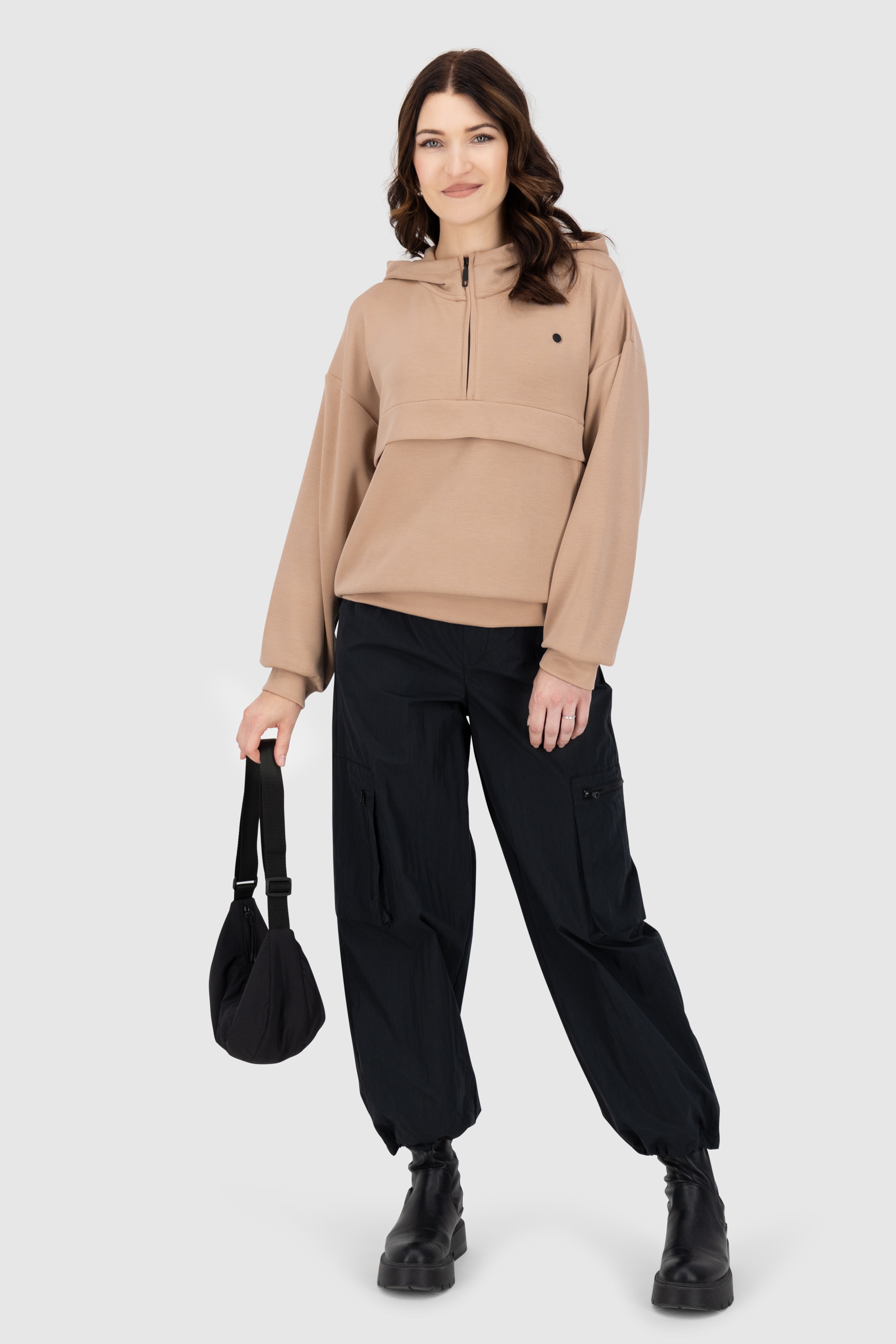 Alife & Kickin Kapuzensweatshirt »Damen MajviAK T«, Oversize Hoodie Kapuzenpullover, Supersofter Pullover mit Kapuze