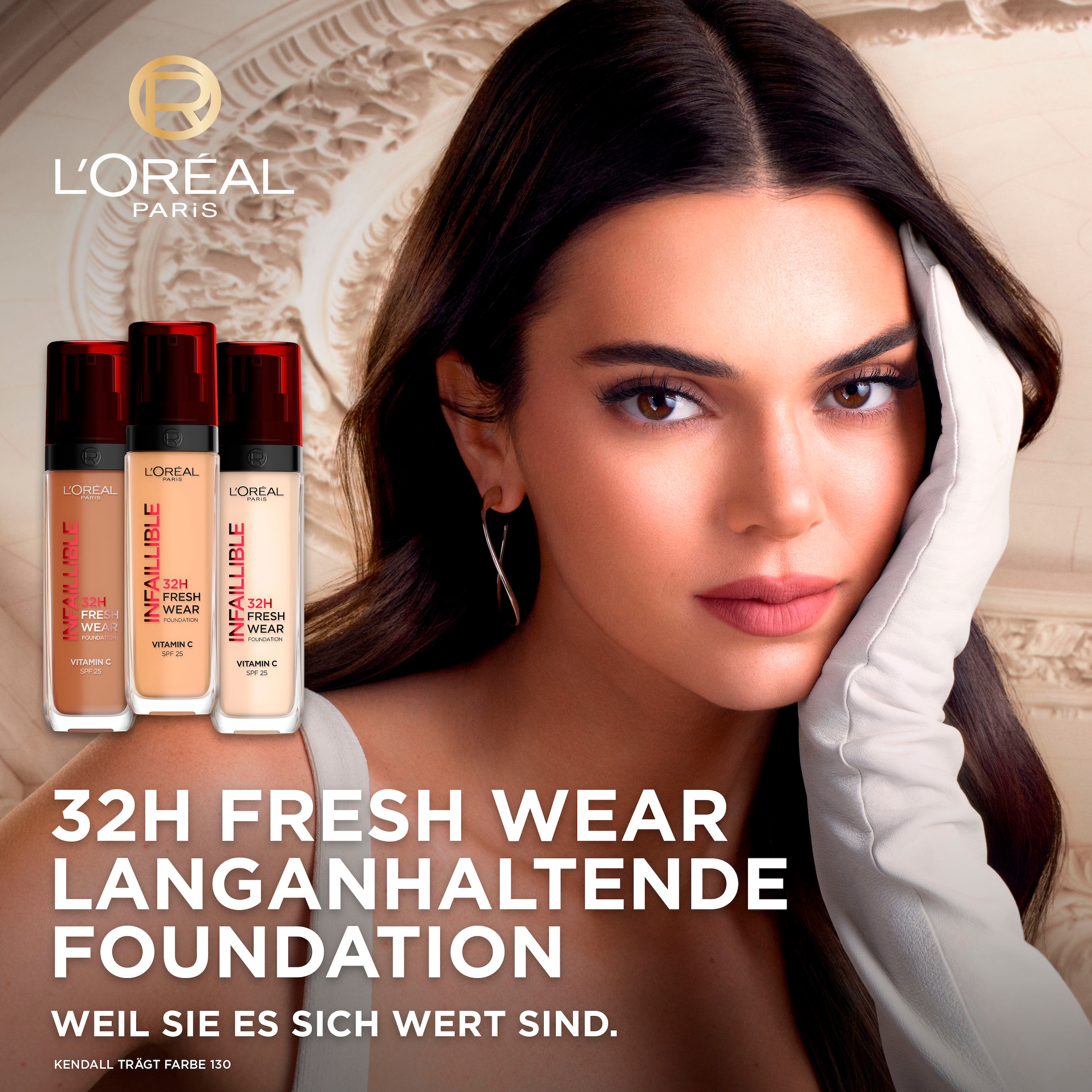 L'ORÉAL PARIS Foundation »Infaillible 32H Fresh Wear Make-up«, mit langanhaltender Formel