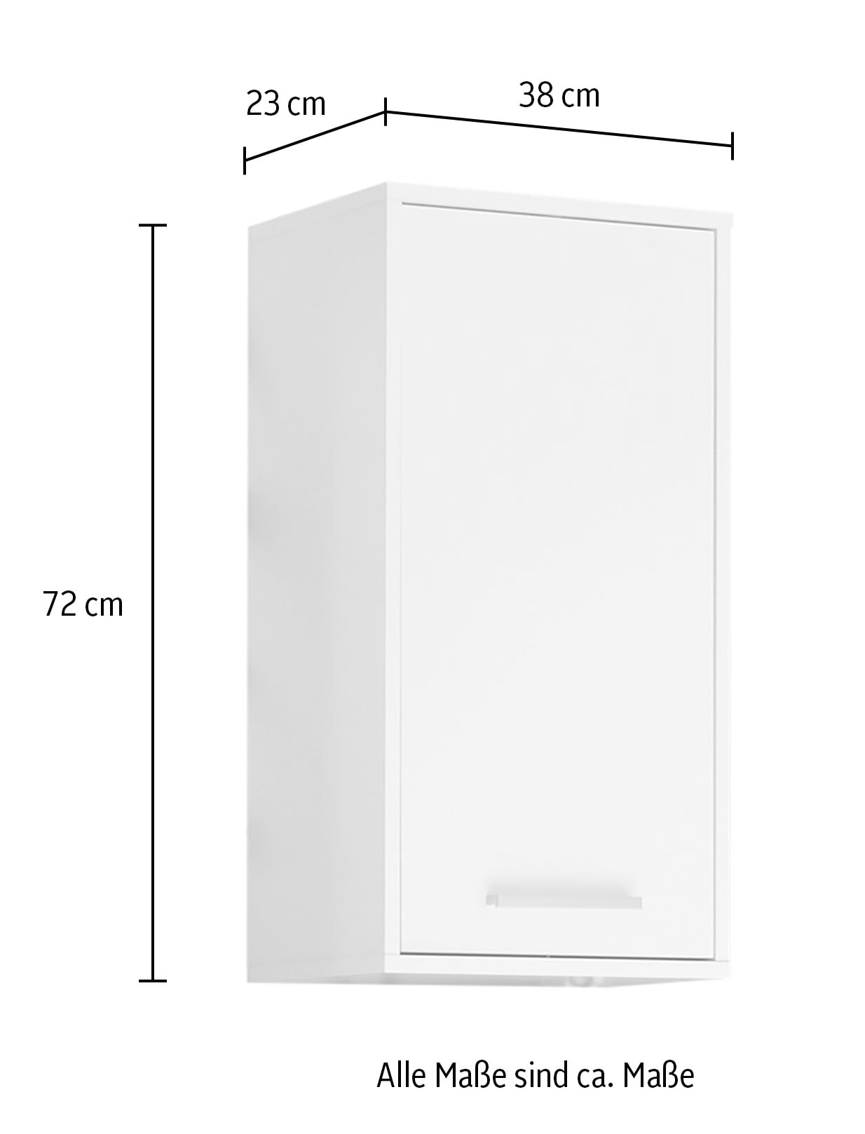BASIC by Balculina Badmöbel-Set »Mila, Badezimmerset BxHxT 156x191x40 cm«, (5 St.), Breite 156 cm,Badezimmerset 5-tlg, FSC-Mix 70%