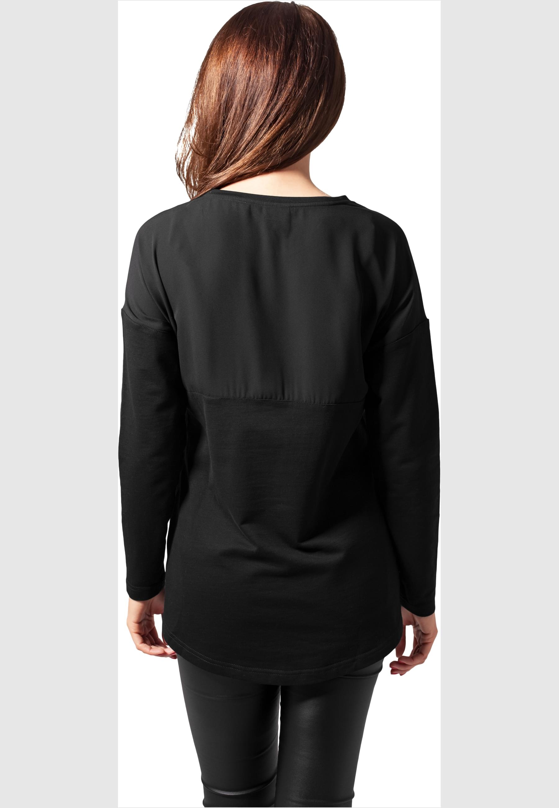 URBAN CLASSICS Sweatshirt »Urban Classics Damen Ladies Oversize Chiffon Crew«, (1 tlg.)