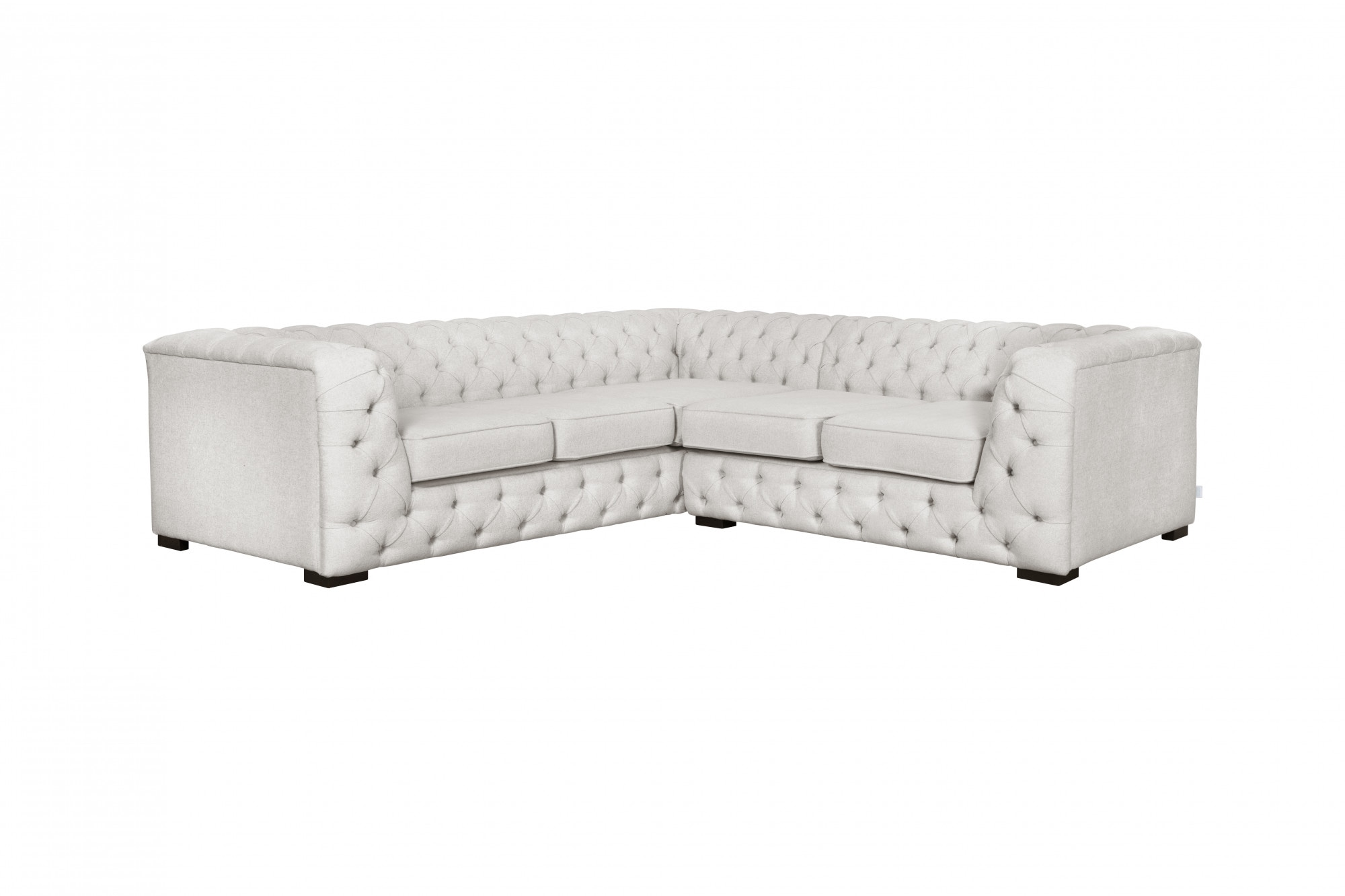 Home affaire Chesterfield-Sofa "KALINA L-Form", hochwertige Chesterfield-Au günstig online kaufen