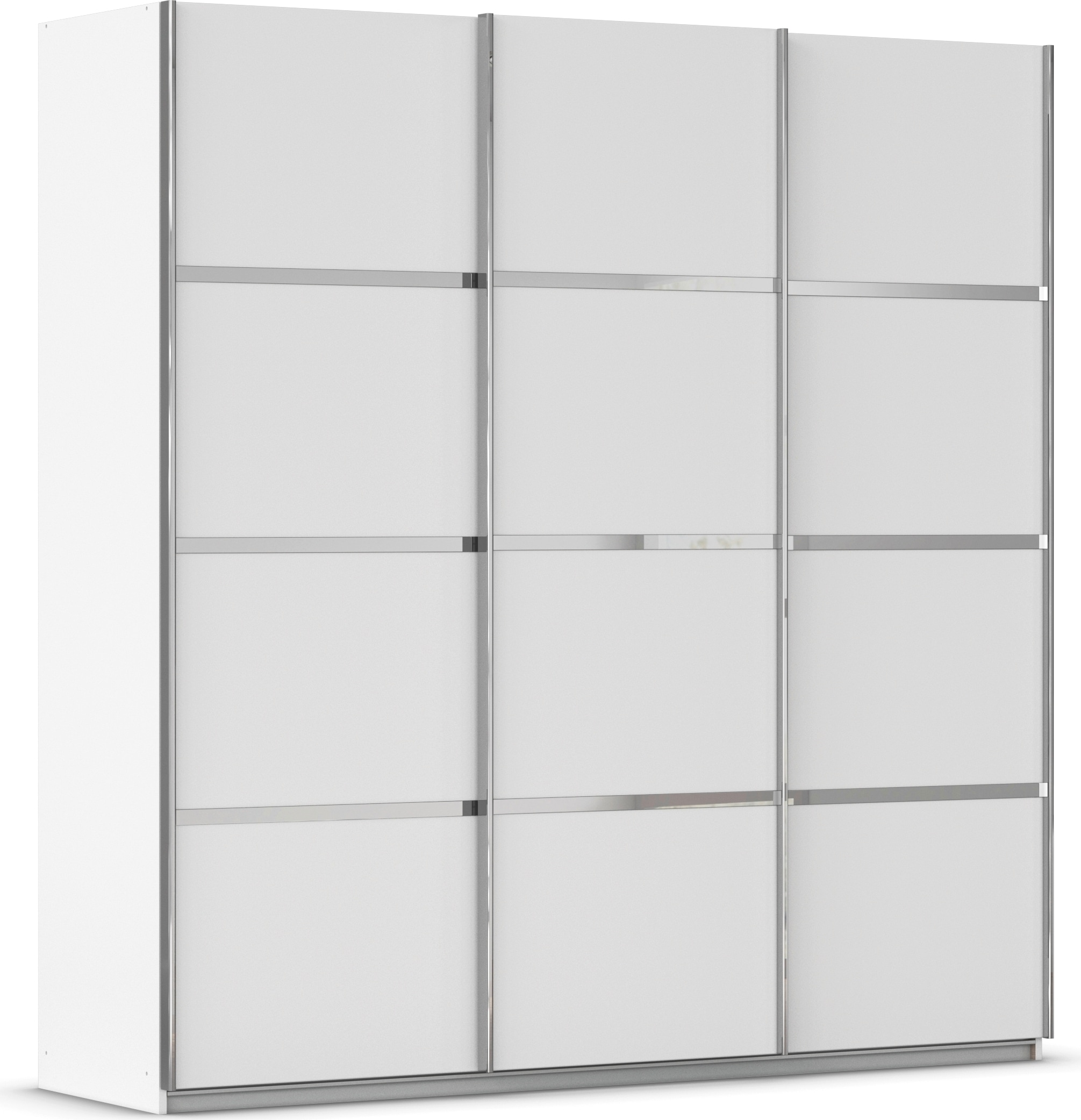 OTTO home Kleiderschrank "Mehrzweckschrank Aktenschrank Möbel Mietswohnung Schlafzimmer AVOLA" 3 verschiedene Ausstattungen BASIC/CLASSIC/PREMIUM (inkl. SOFT-CLOSE), mit eleganten Zierleisten in Chrom, Schwarz oder Weiß MADE IN GERMANY