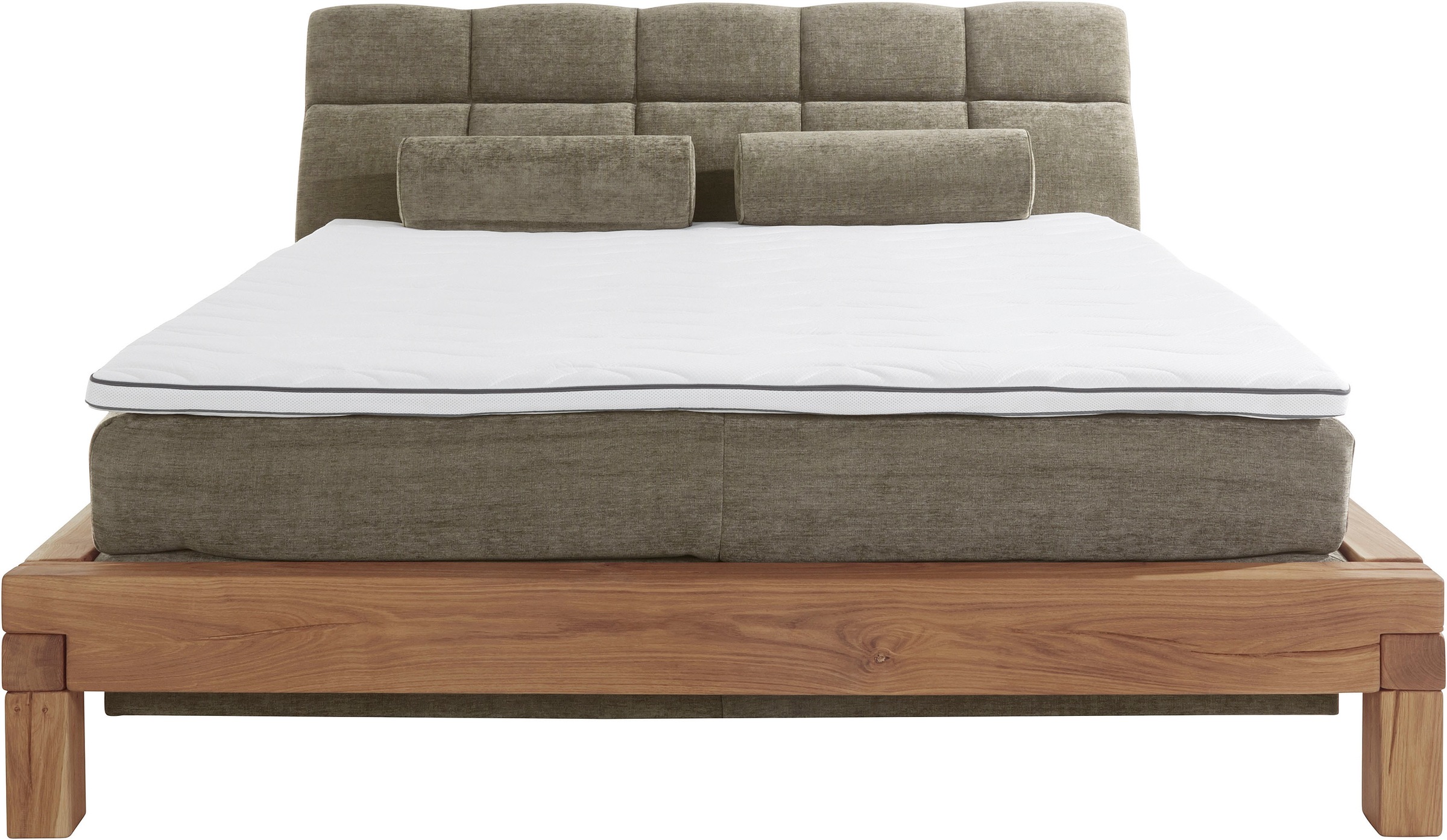 Home affaire Boxspringbett »Villads«, Liegefläche: 180/200 cm, Inside-Boxspring-Unterbau, recycelte Stoffe