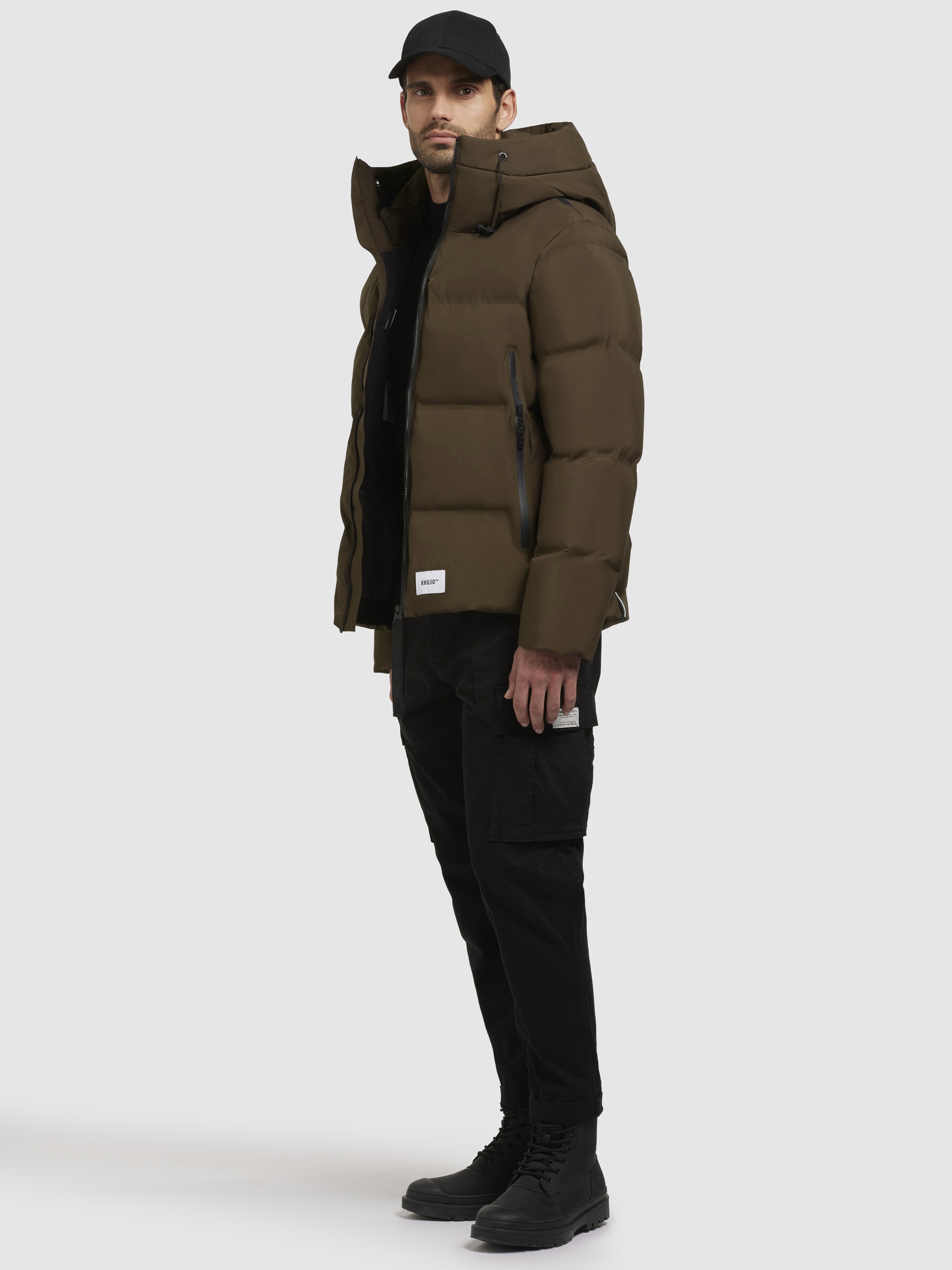 khujo Steppjacke »WESH2« mit Kapuze