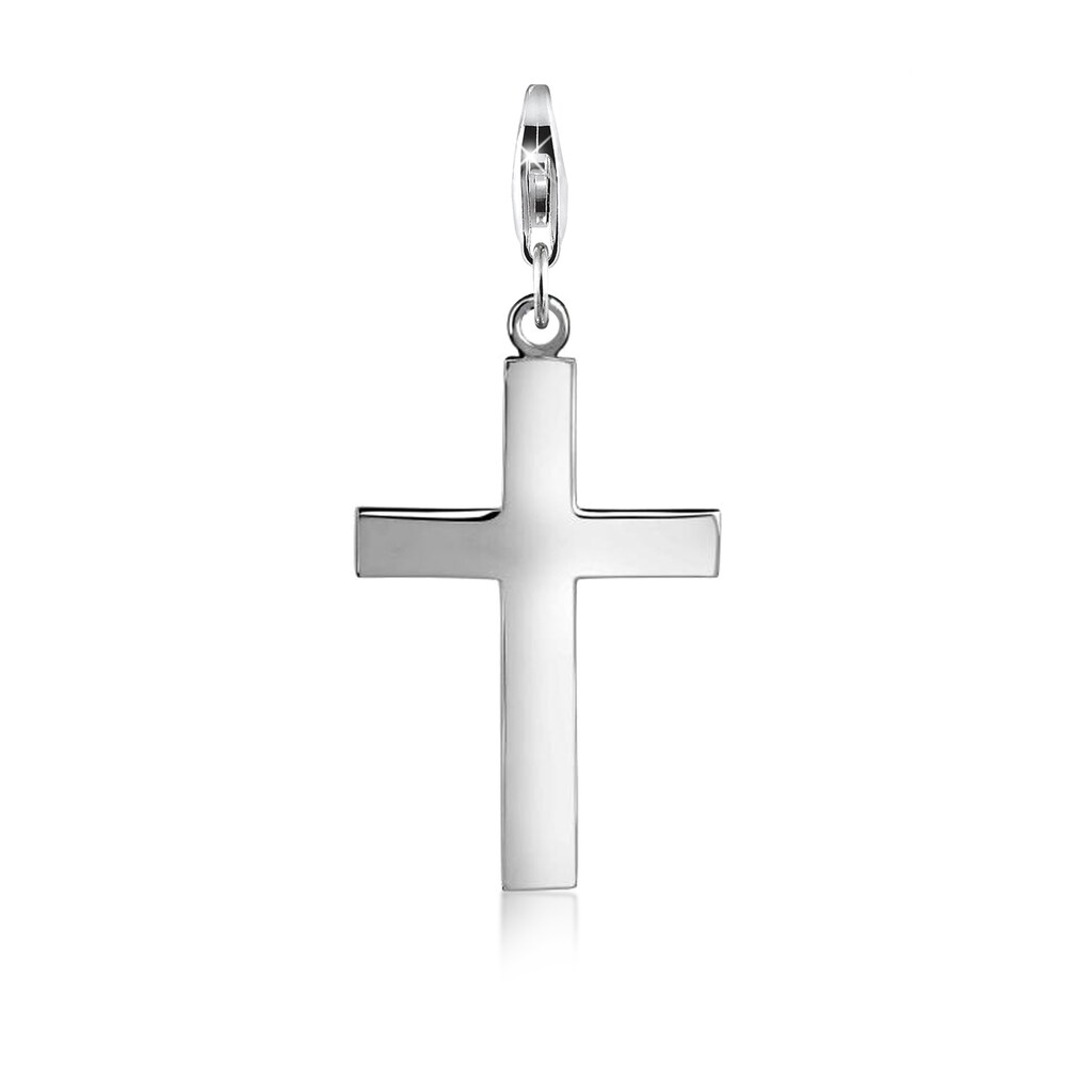 Nenalina Charm-Einhänger »Kreuz Symbol Glaube Hoffnung Anhänger 925 Silber«