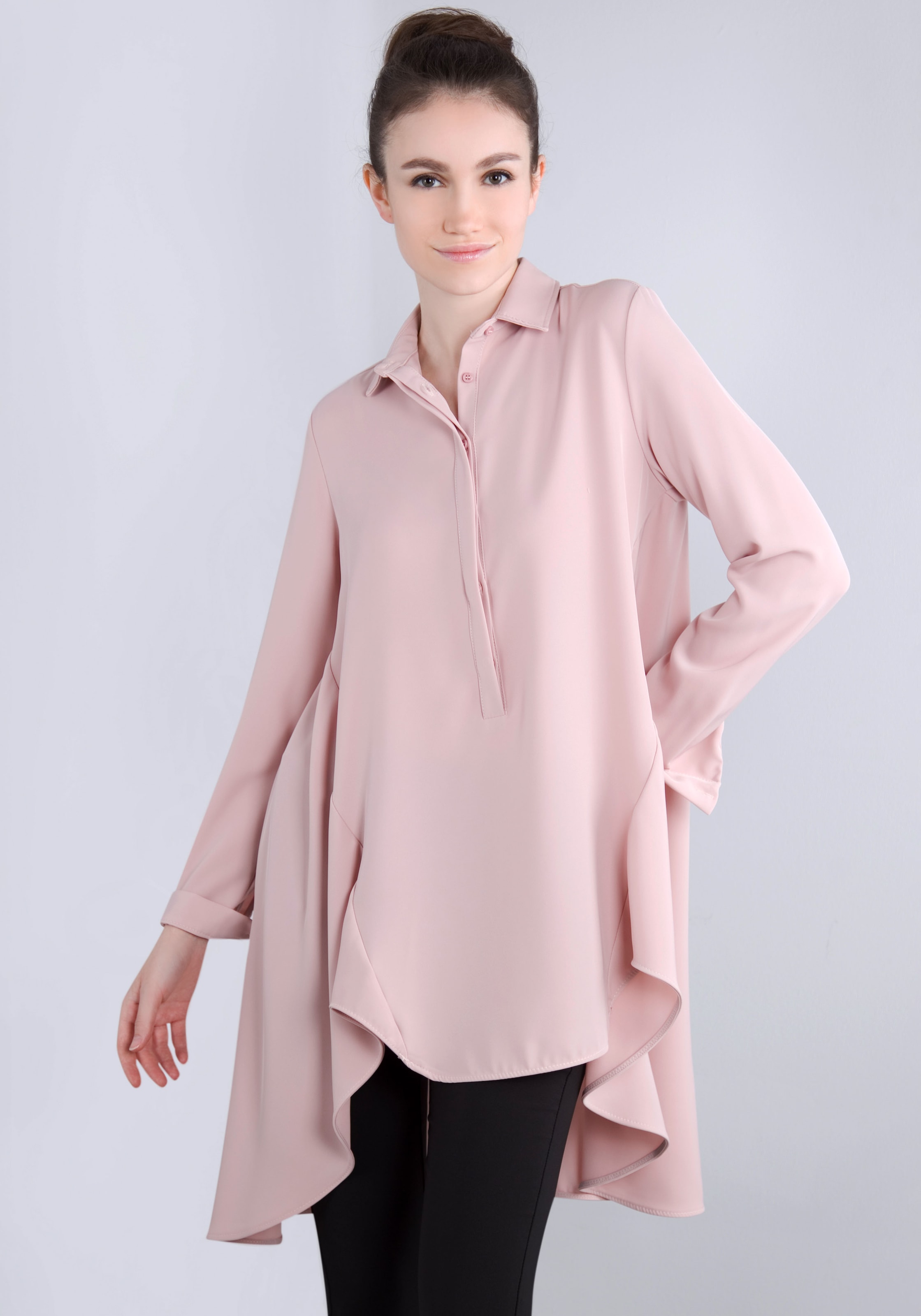 IMPERIAL Longbluse, in knitterarmer Qualität mit Stretch