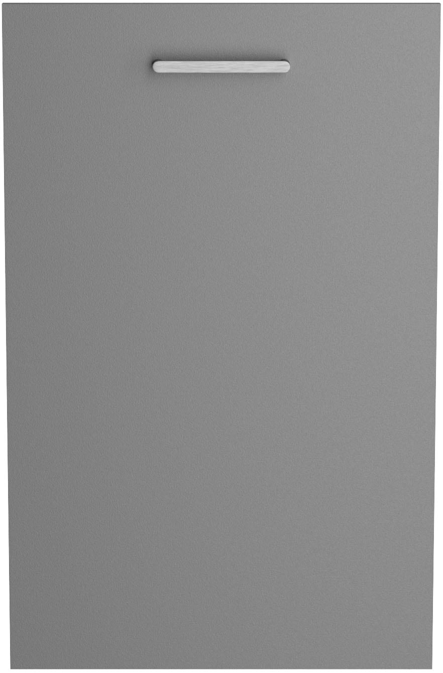 KOCHSTATION Frontblende "KS-Lucy" Breite 45 cm, Metallgriff, für vollintegrierten Geschirrspüler