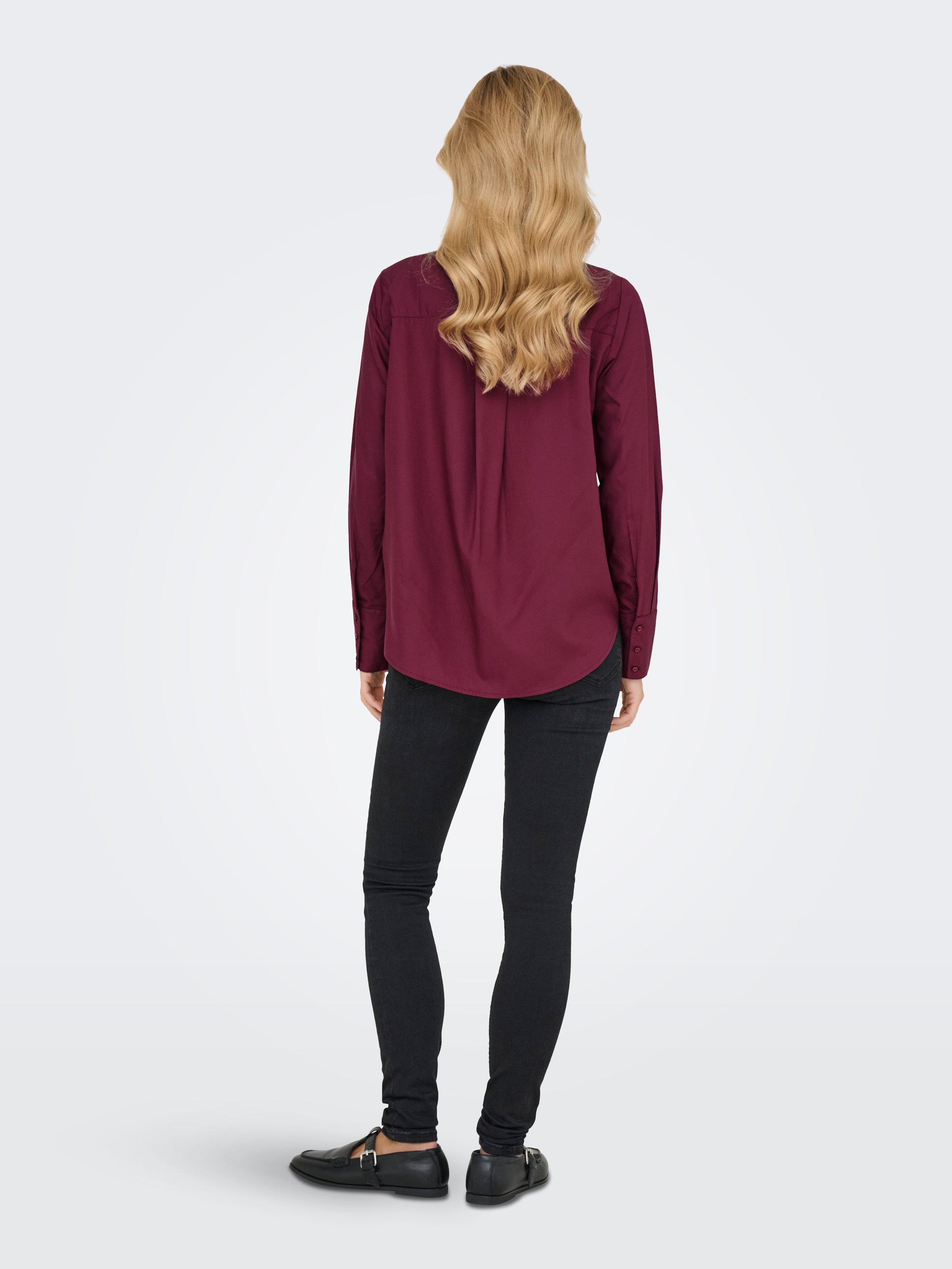 ONLY Hemdbluse »ONLBERIT LIFE L/S SHIRT WVN«