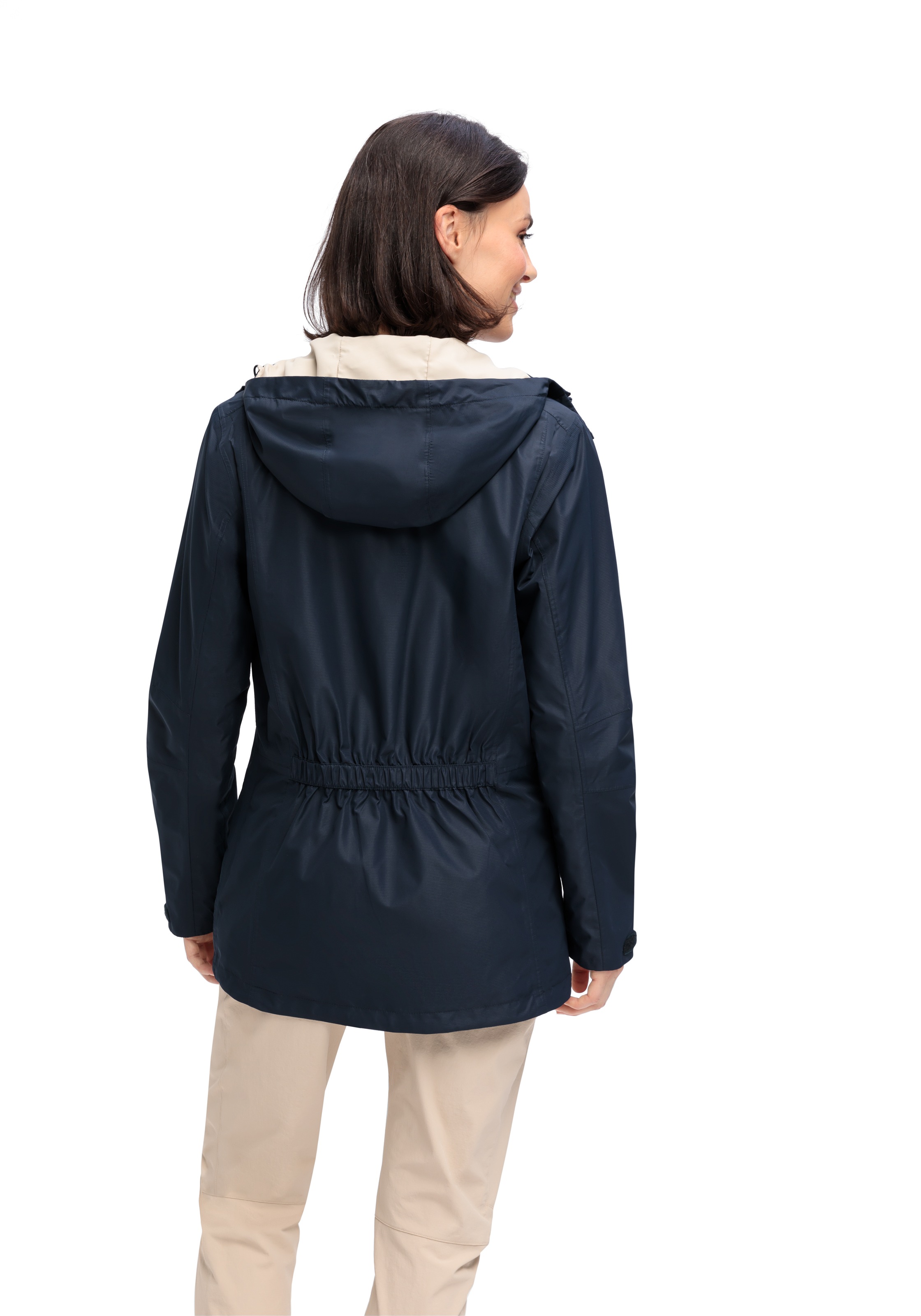 Maier Sports Allwetterjacke "Da-Jacke mTEX Brocken Long W" mit Kapuze für S günstig online kaufen